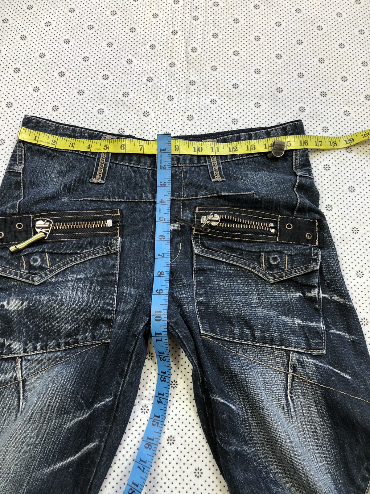Archival Clothing - PPFM bondage jeans tactical zipper