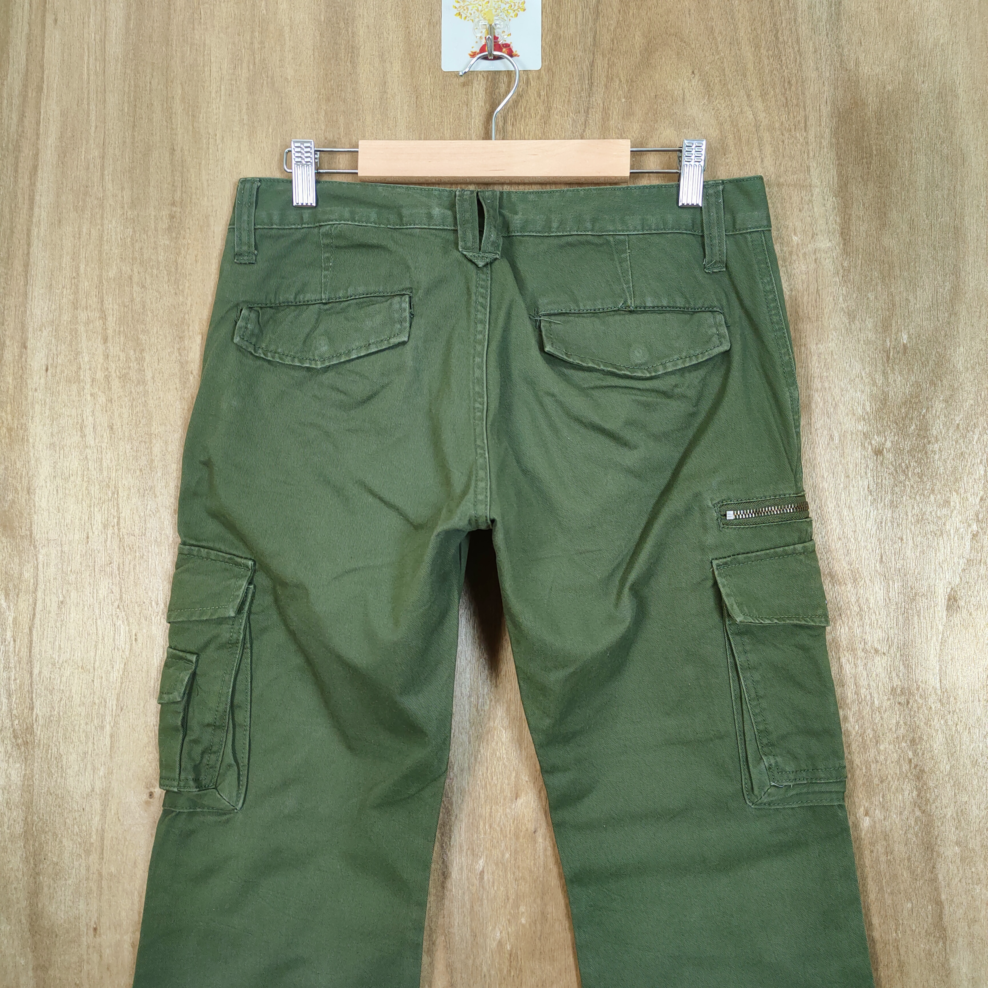 Roots - ROOTS THREE FLARE CARGO PANTS MULTIPOCKET TACTICAL - 5