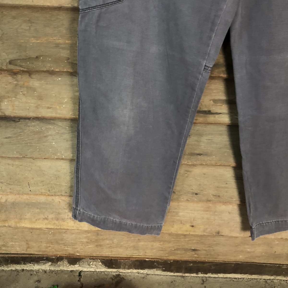 Straight Faded - Even River Grey faded utility Cargo Pants #3417 - 8