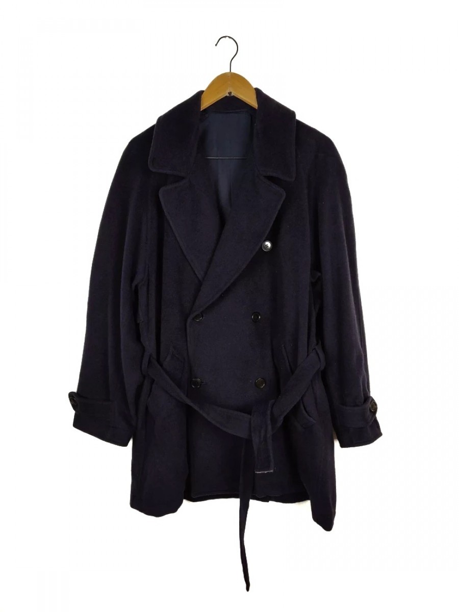 Heavy Double Breast Heavy Coat Jacket - 1