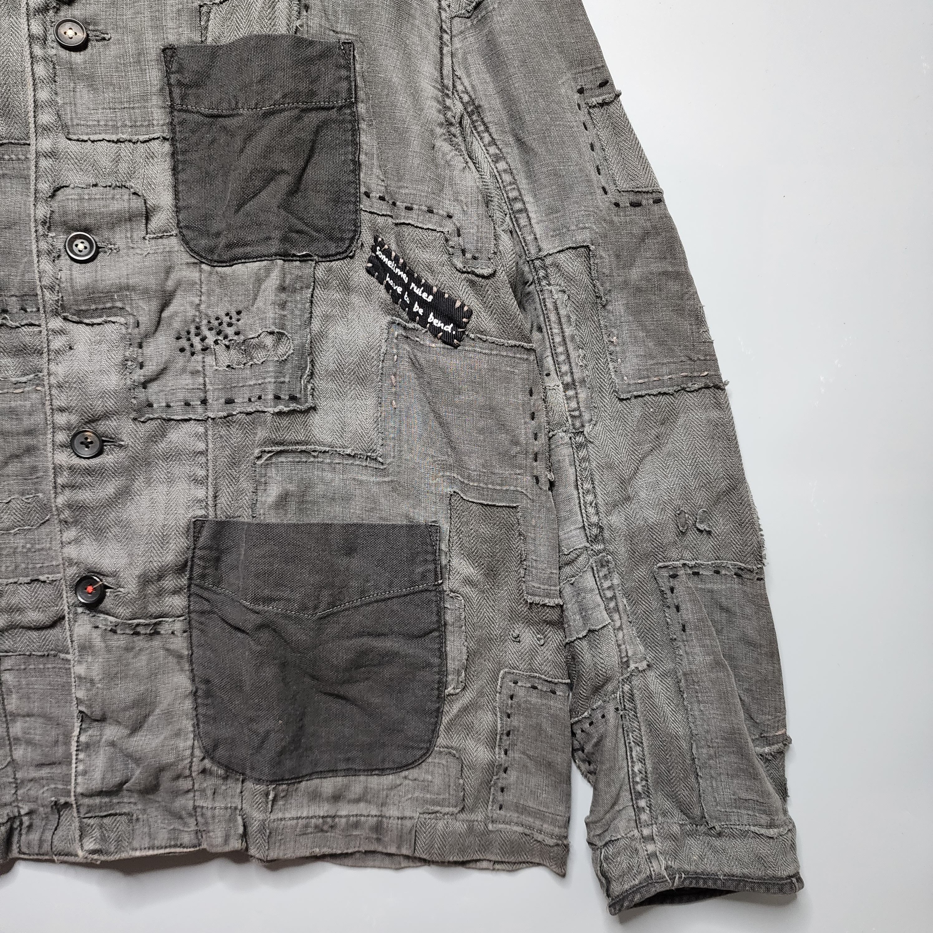 Porter Classic - SS13 Boro Patchwork French Work Jacket - 4