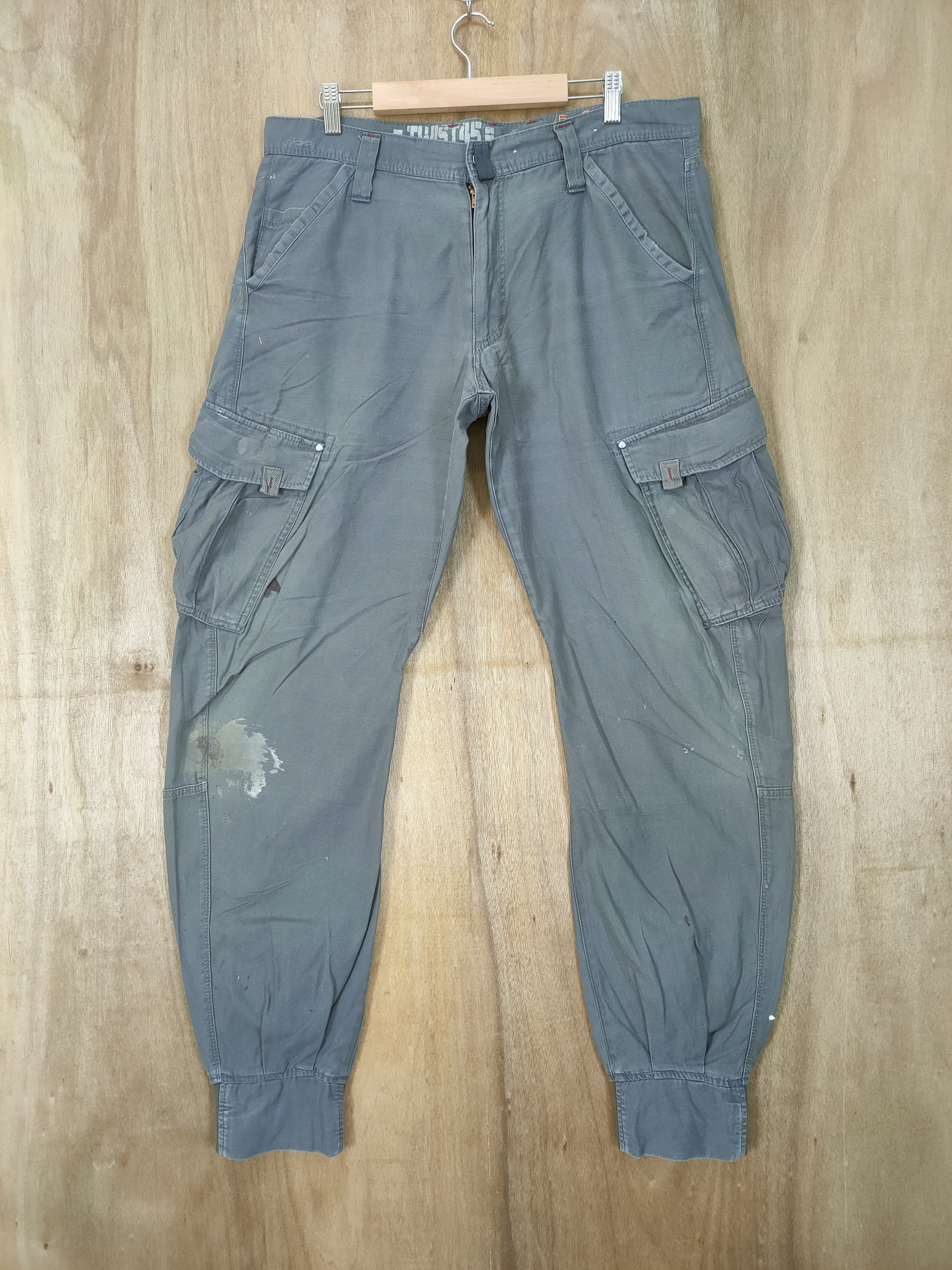 Vintage - VINTAGE XBEC FADED WORKWEAR CARGO PANTS - 1