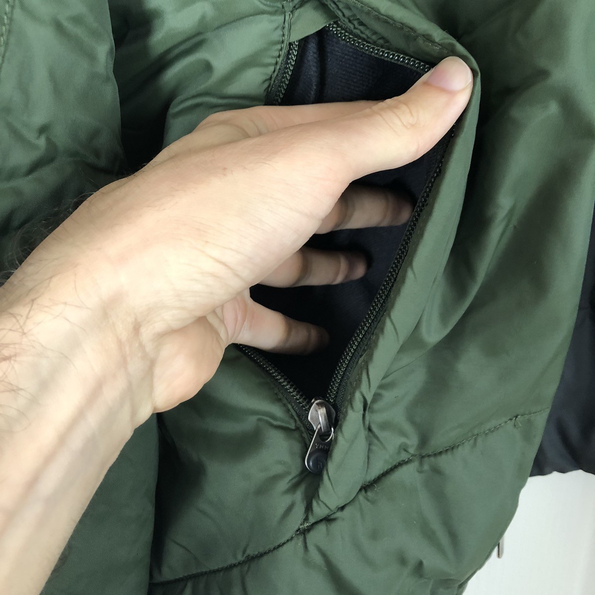 TNF Puffer Jacket Forest Green - 6