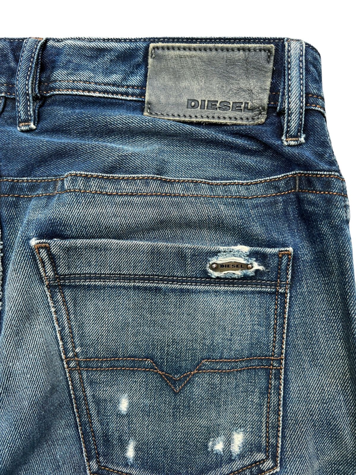 Vintage Diesel Industry Distressed Denim Jeans 32x31 - 9