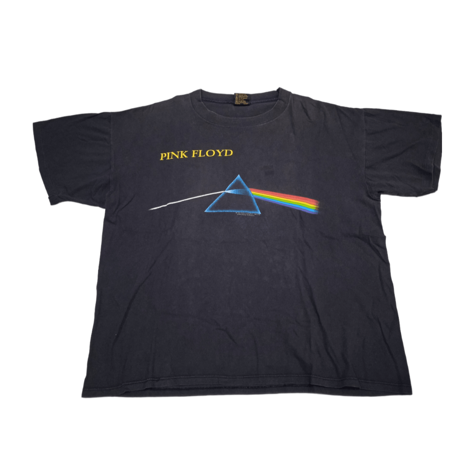 Vintage 1992 Pink Floyd Dark Side of the Moon T-Shirt Band - 1