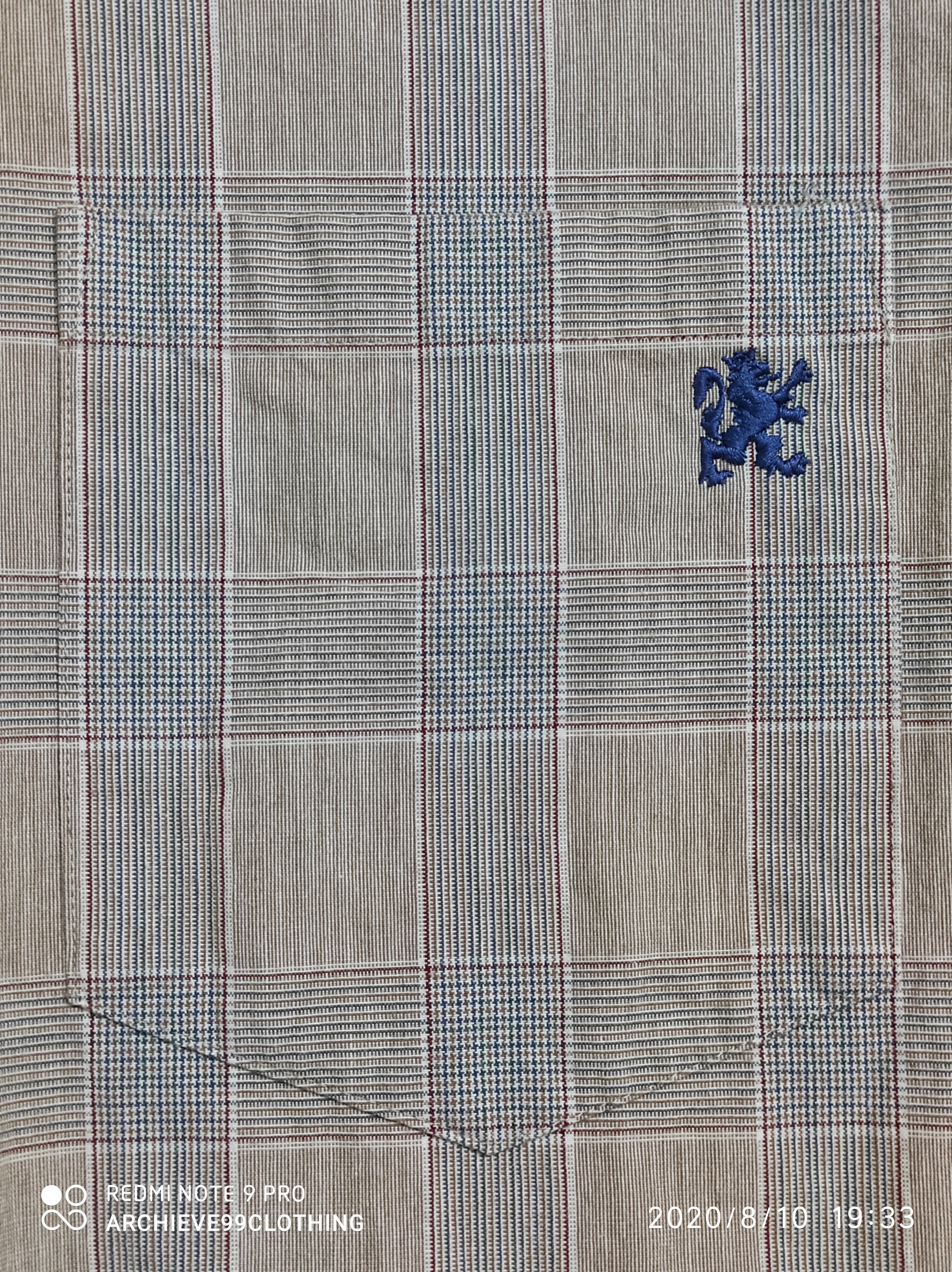Harrington gingham check plaid Jacket - 12