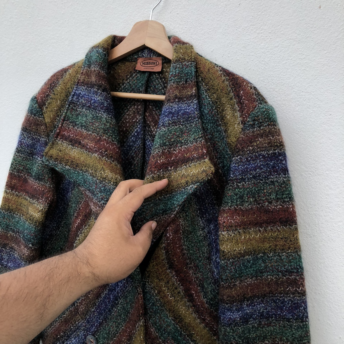 LONG JACKET WOOL MISSONI MADE IN ITALY - 5