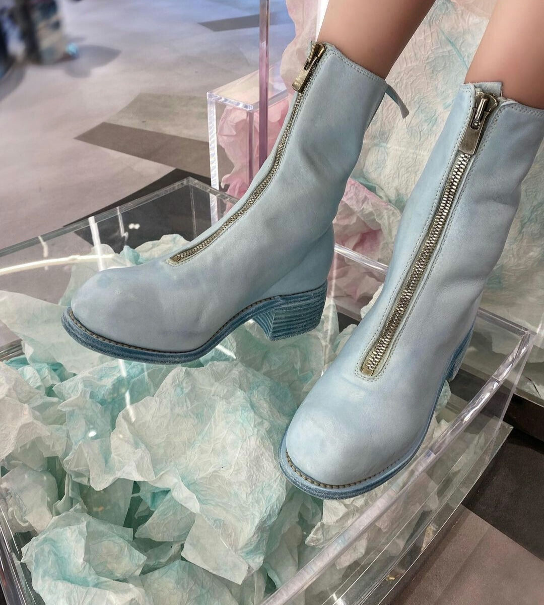 Brand New In Box Guidi Women's Soft Horse Full Grain PL2 Front Zip Boots, 1709$ - 4