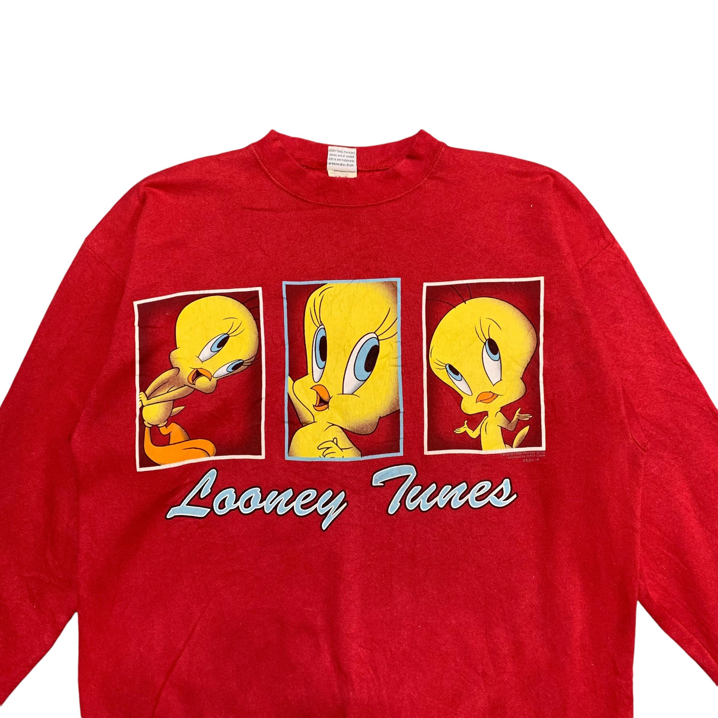 Vintage 90s Looney Tunes Tweety Sweatshirt - 3