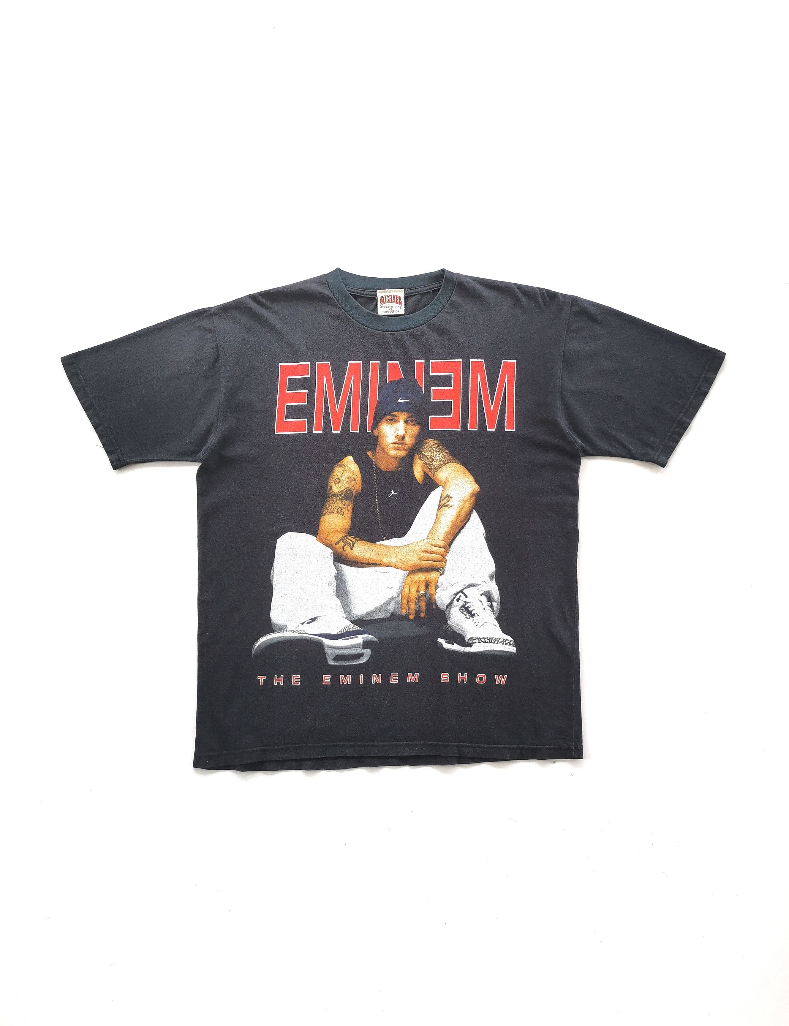 Vintage Eminem The Eminem Show Tshirt Wear Nike Air Jordan - 1