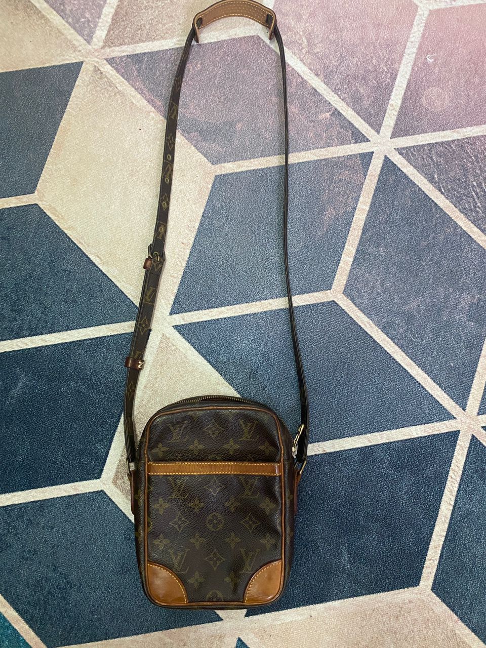 Louis Vuitton Mini Danube Crossbody Bag in Good Vintage 