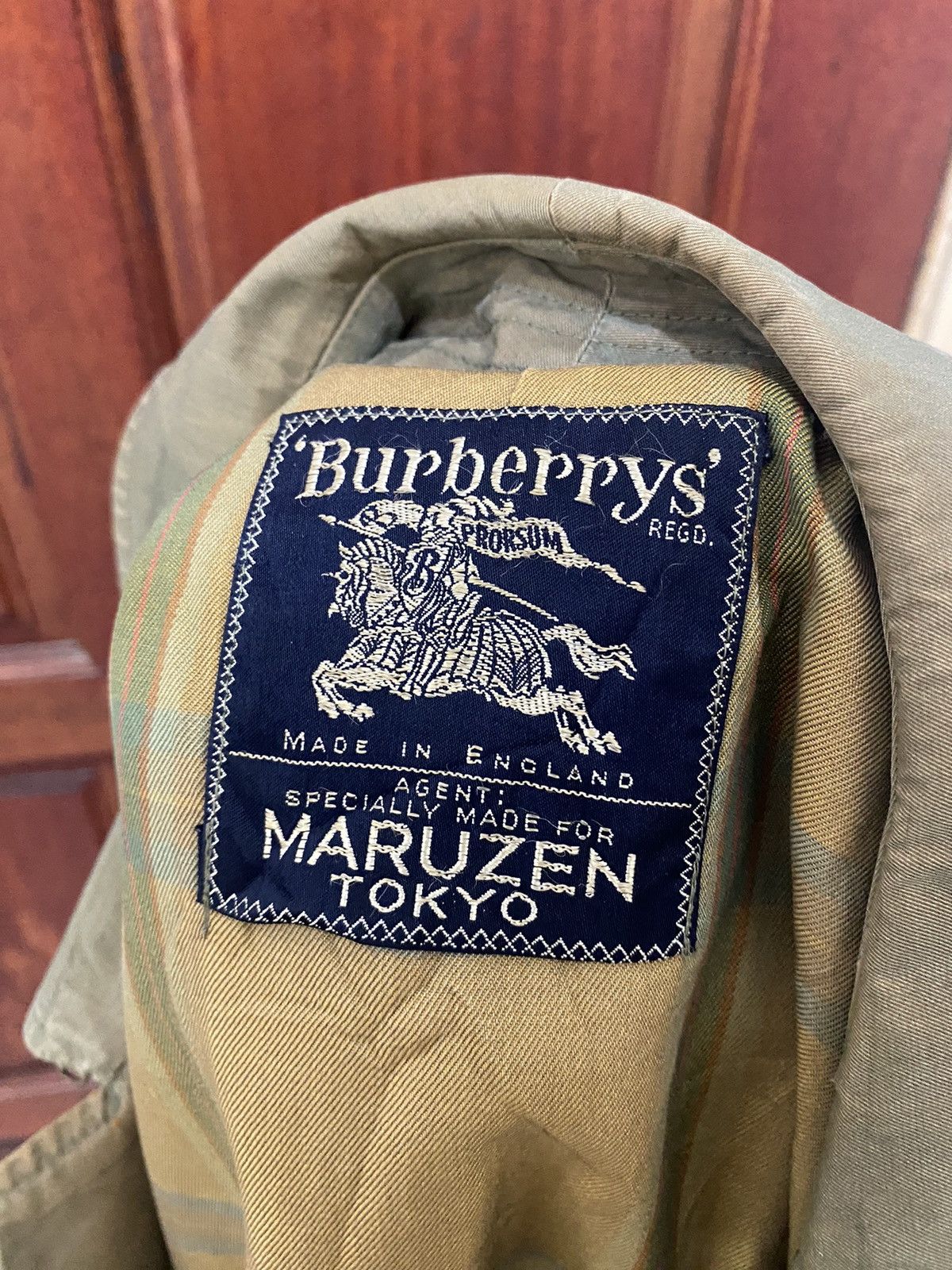 Vintage Burberry Maruzen Tokyo Trench Coat Single Breasted - 7