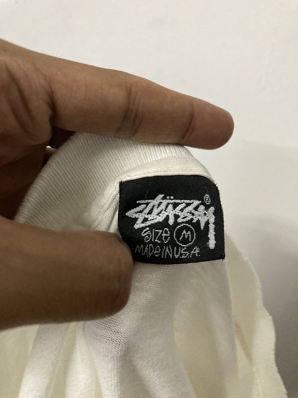 Vintage Stussy Basic Logo Distressed Tshirt - 17