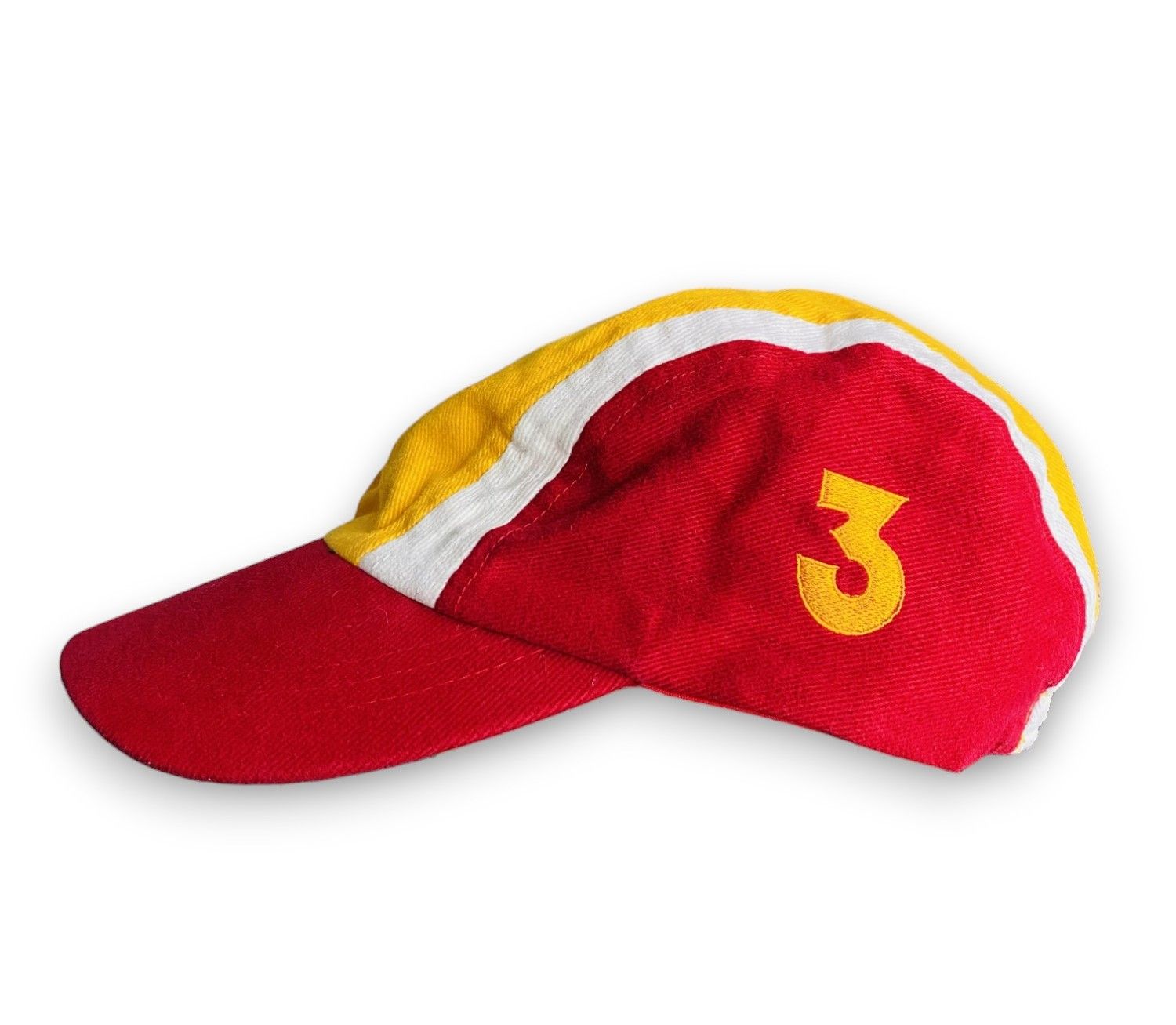 Adidas Vintage Cap Hat 3 Red Yellow - 2