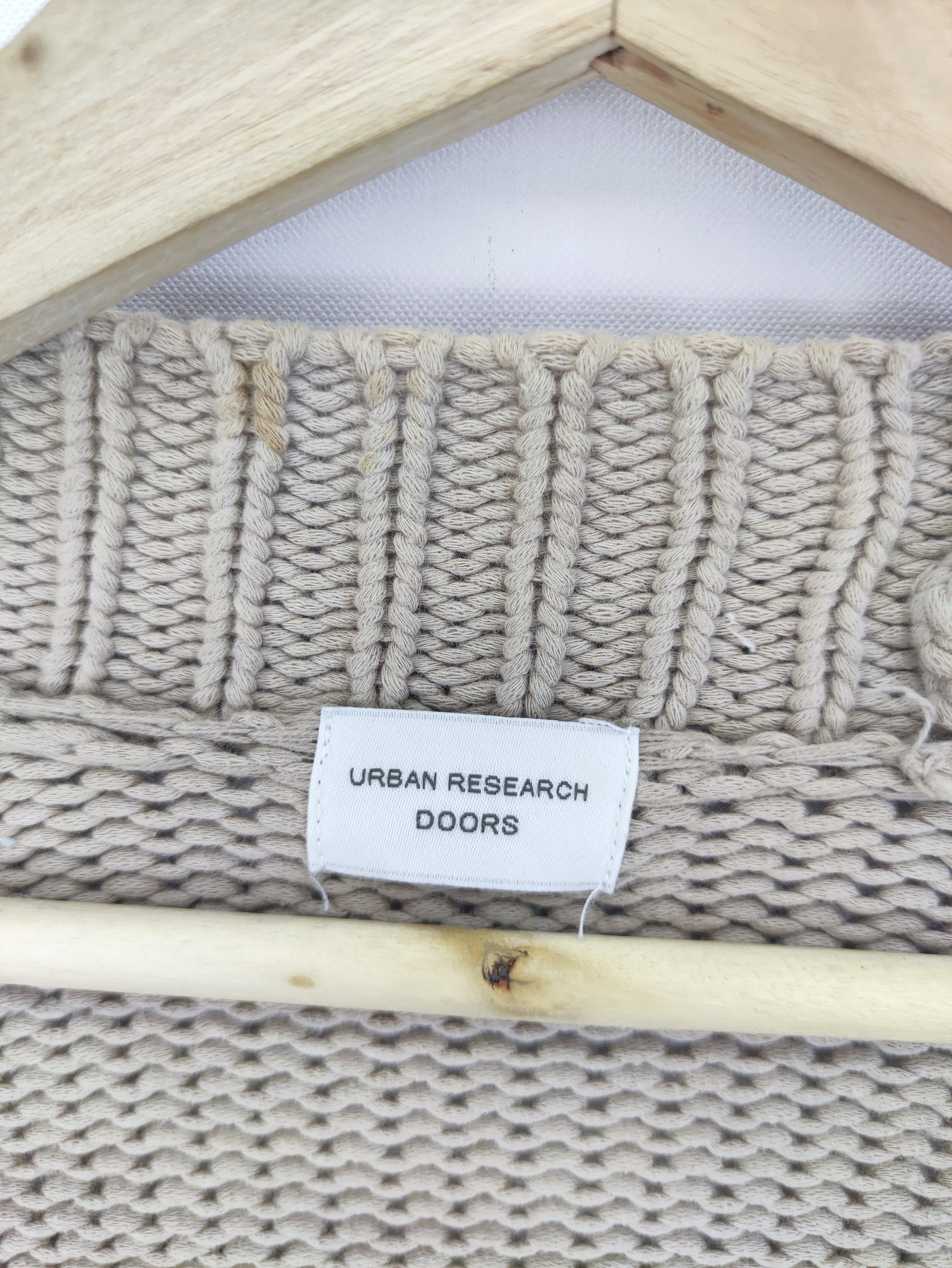 Urban Research Doors - Vintage Urban Research Cardigan Knit Sweater - 2