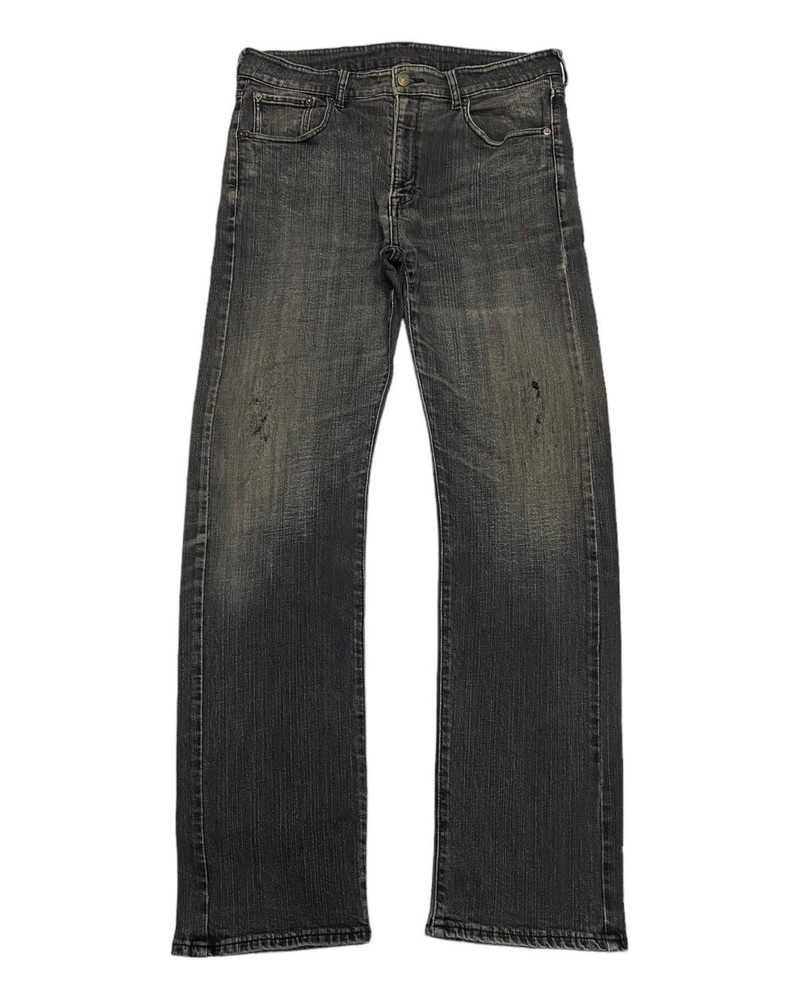 JAPANESE AVANT GARDE STYLE DENIM CURVED DISTRESSED - 1