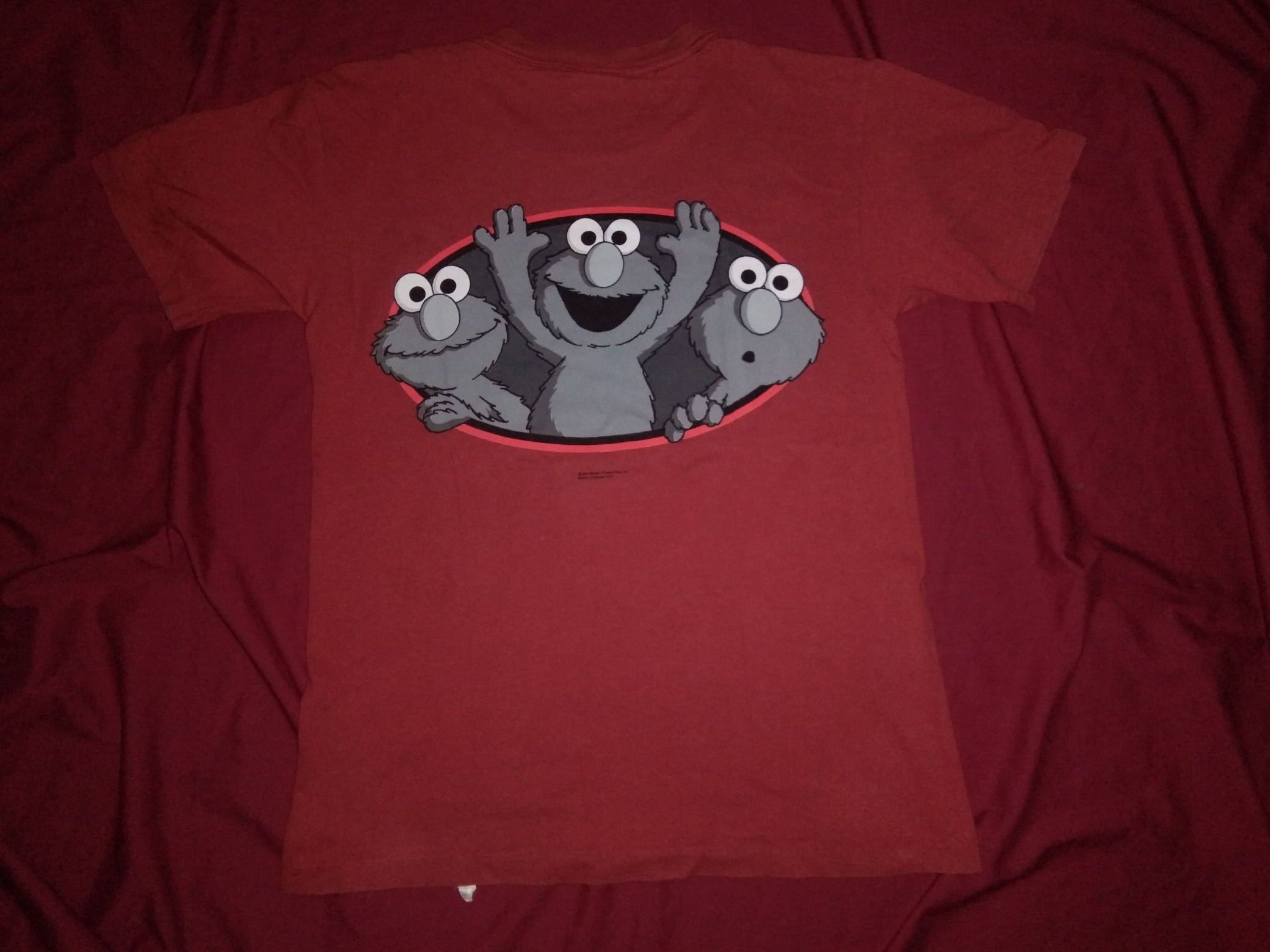 Vintage 90s Elmo by Changes tshirt Sesame Street - 3