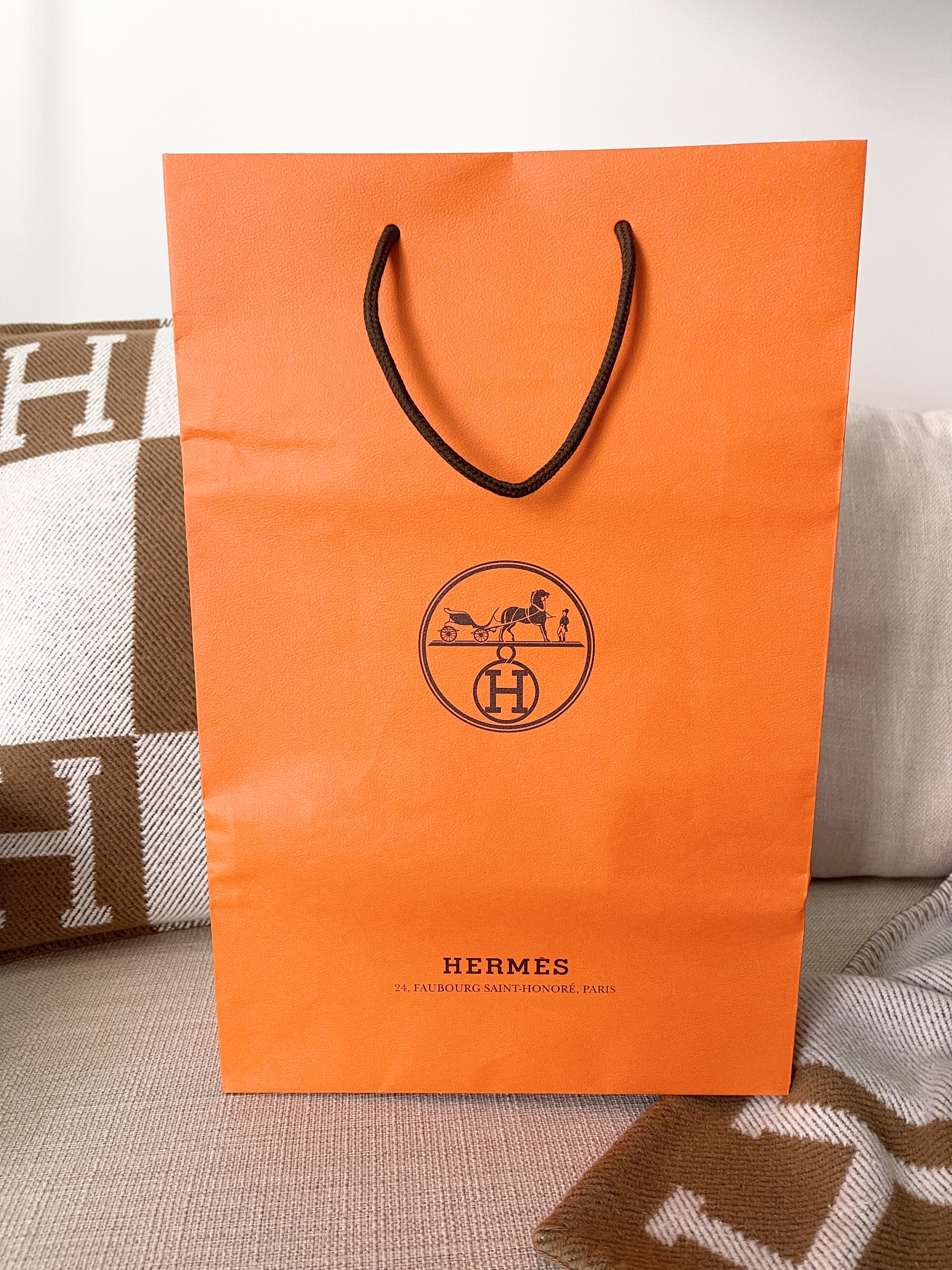 *FINAL* Hermes Hermès Medium Shopping Gift Paper Bag - 1