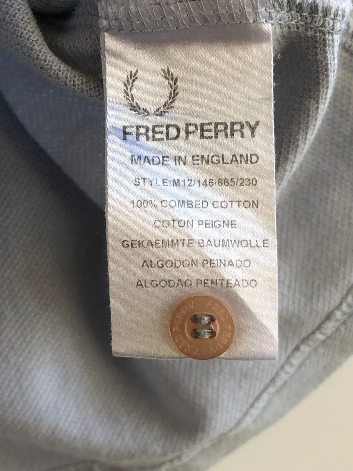 Fred Perry Polo Ringer Made in England - 9