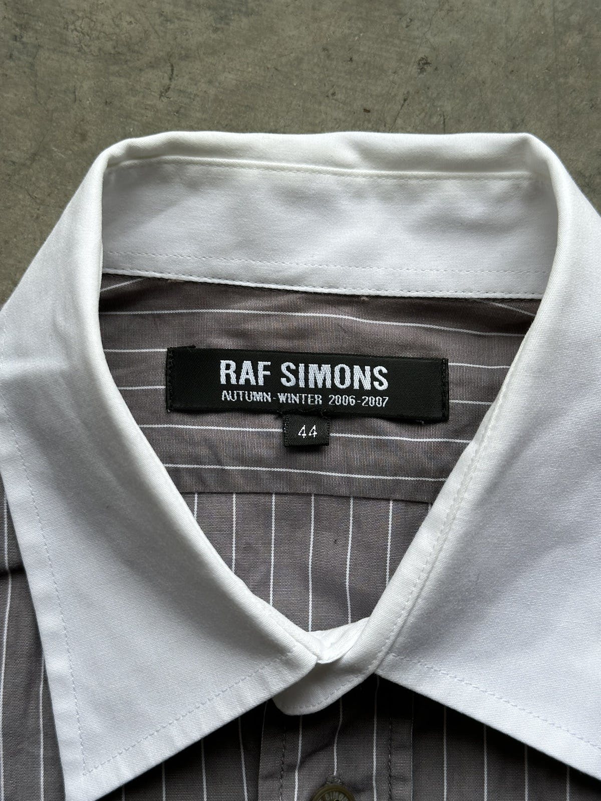 Raf Simons A/W06-07 Striped Button Up