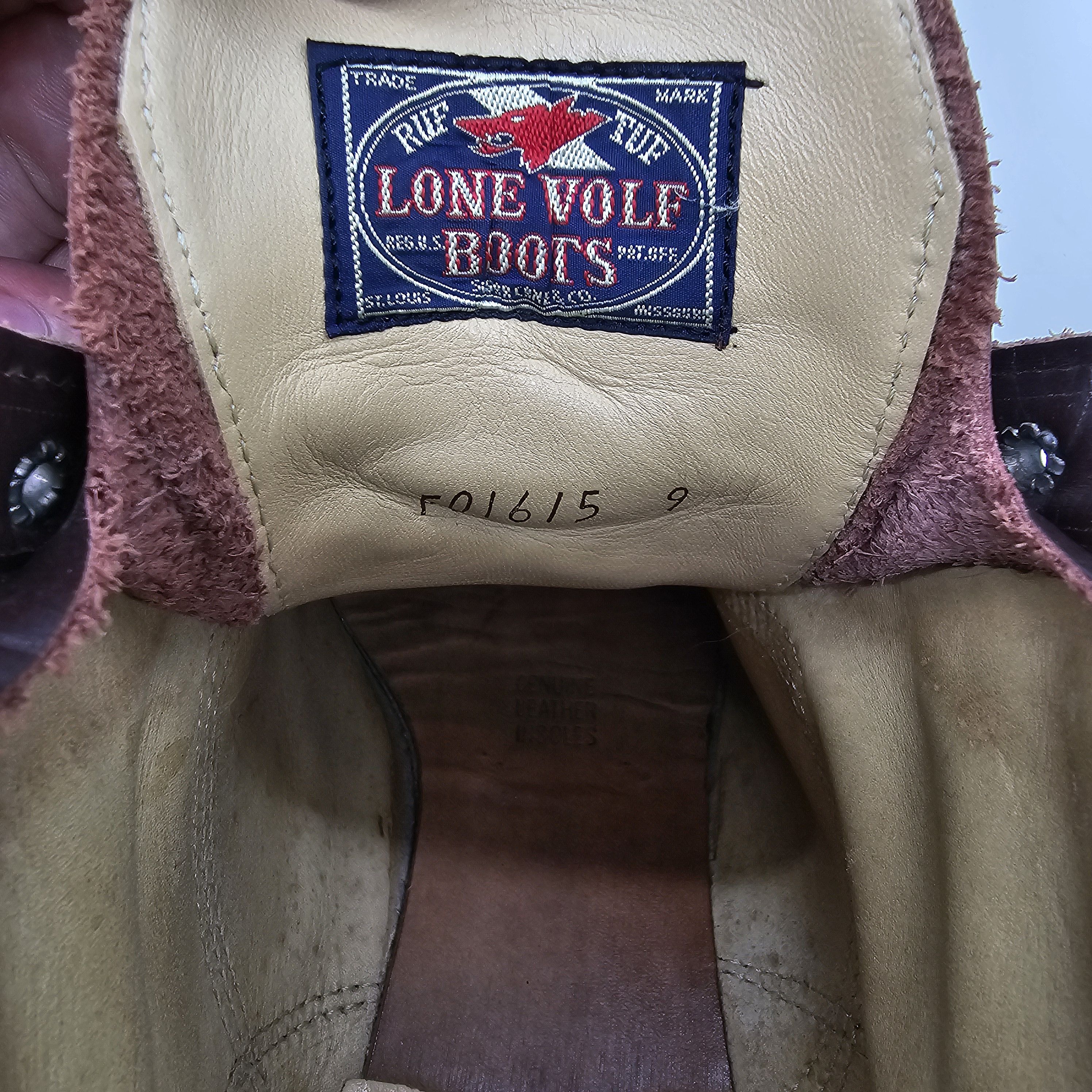 Lone Wolf by Sugar Cane - Cat's Paw Carpenter Boots - 11