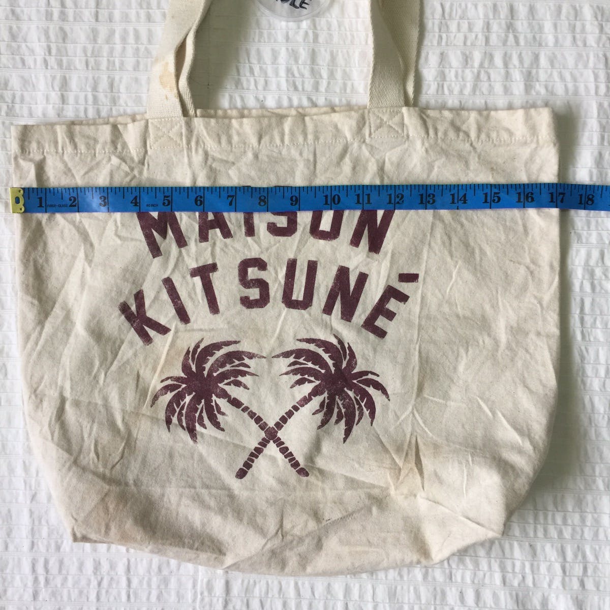 Maison kitsune tote bag - 4