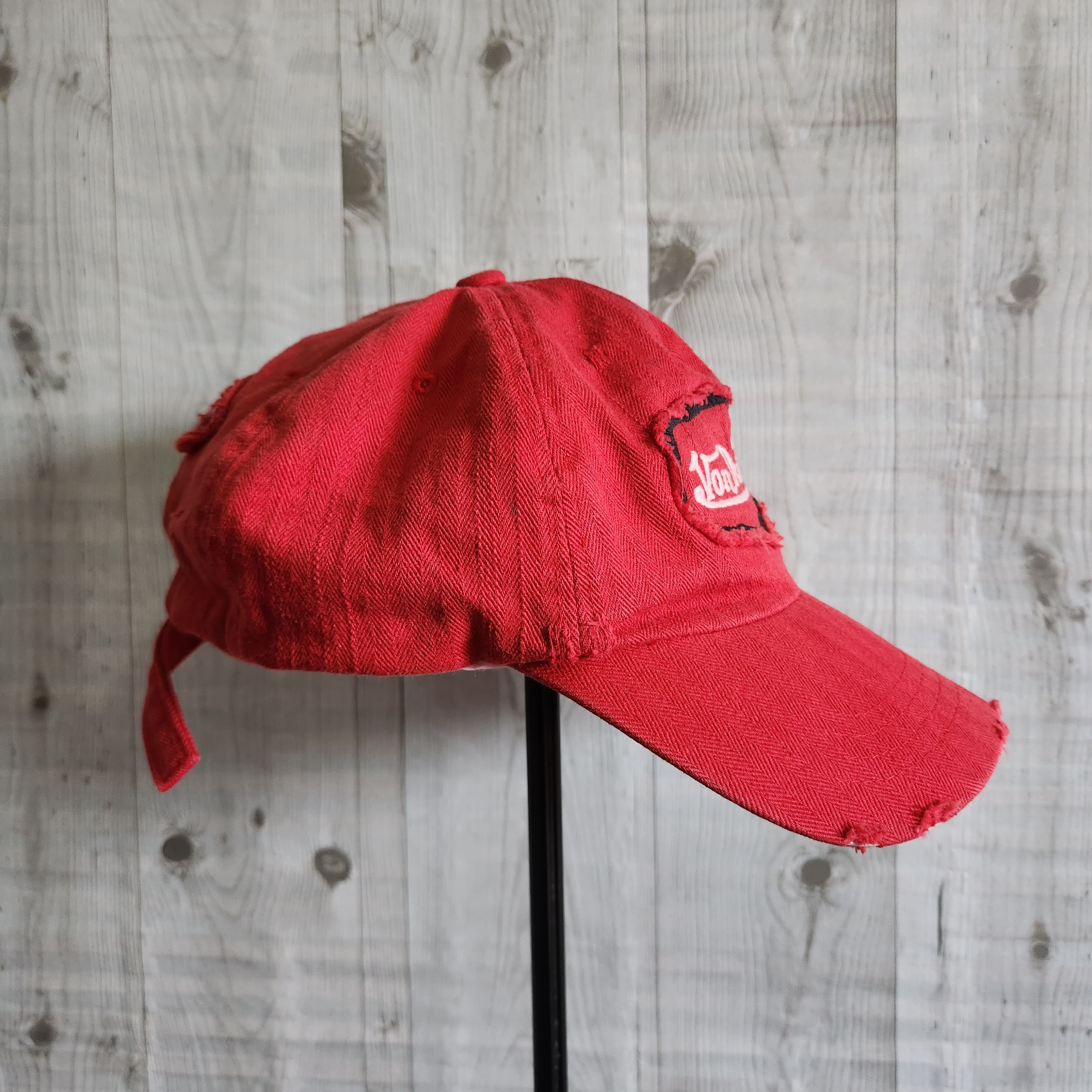 Vintage Von Dutch Kustommade Originals Cap Red In Color - 11
