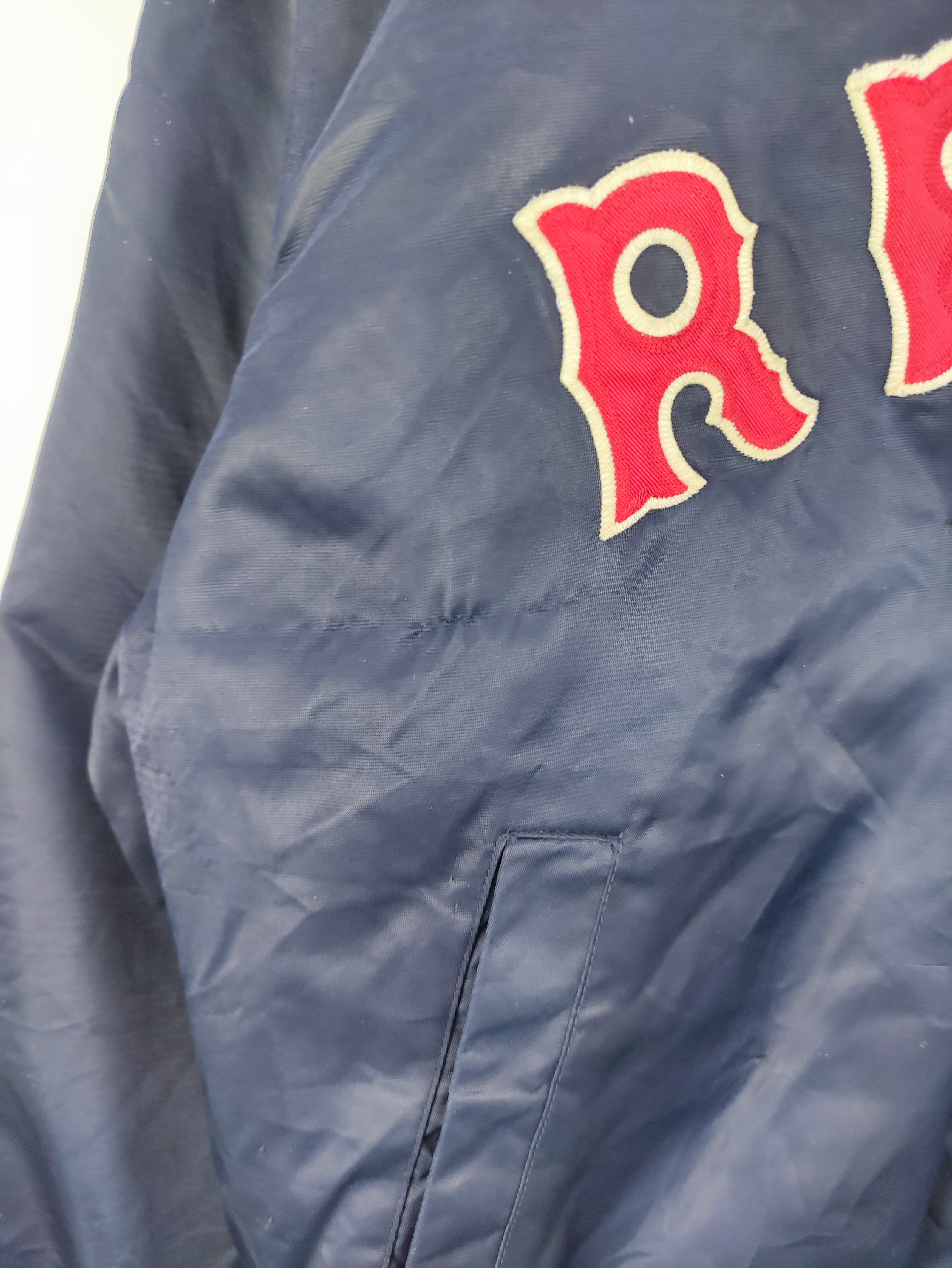 Vintage Red Sox Mlb Varsity Jacket Zipper - 3