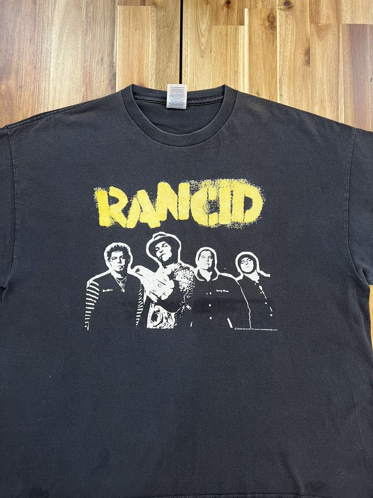 VINTAGE RANCID MACHETE PUNK T-SHIRT - 2