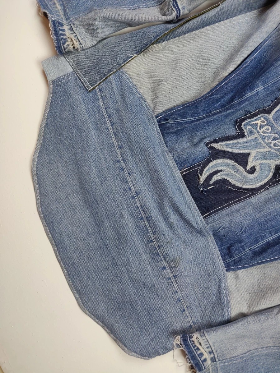 Denim Jacket - Final Drop! Atelier Revenge Reconstruct Patchwork Jkt - 7