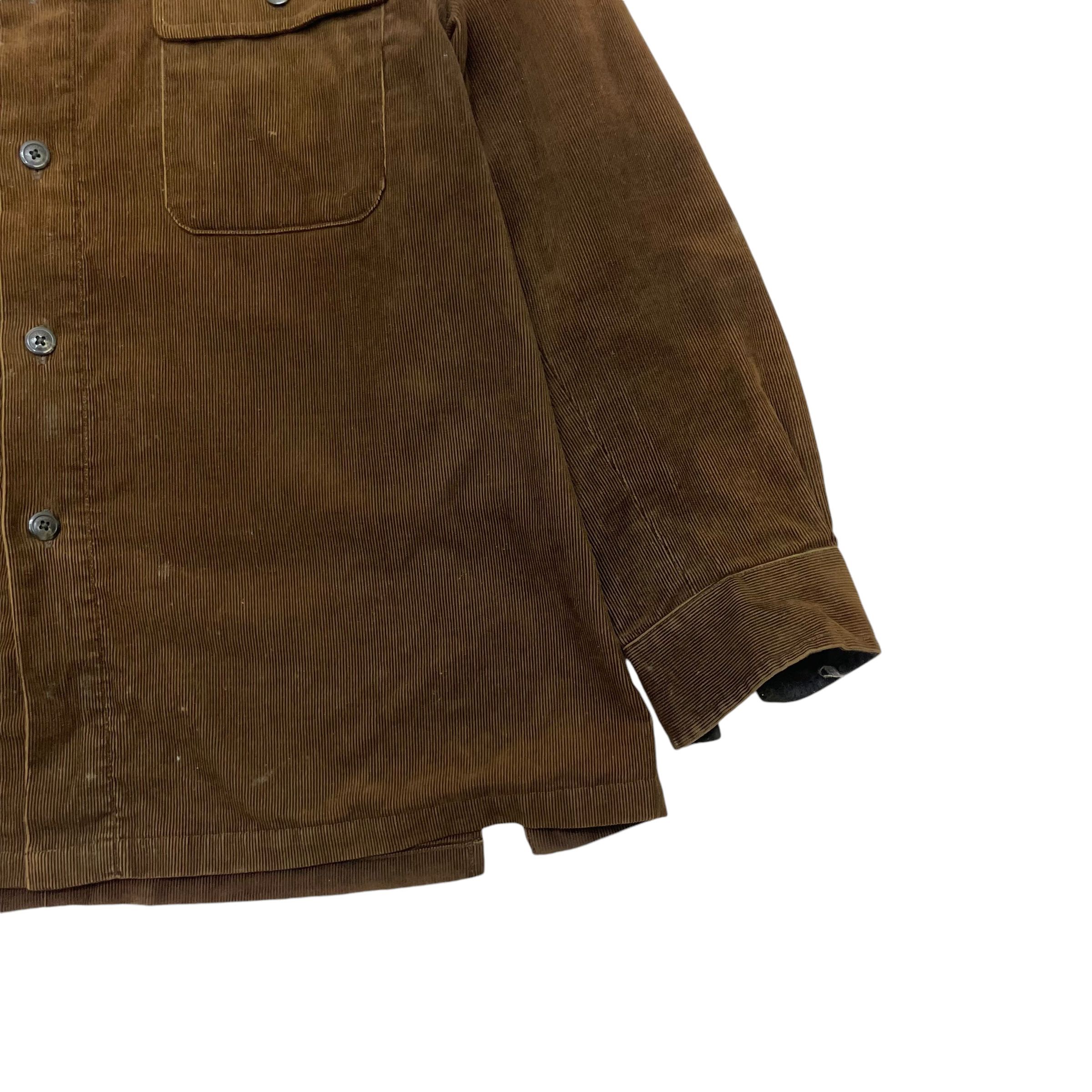 Vintage Burberrys Velvet Corduroy Nova Check Shirt Jacket - 4