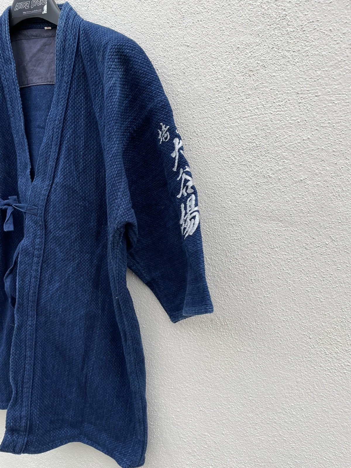 Indigo - Kimono Indigo Sashiko Samurai Jacket - 5