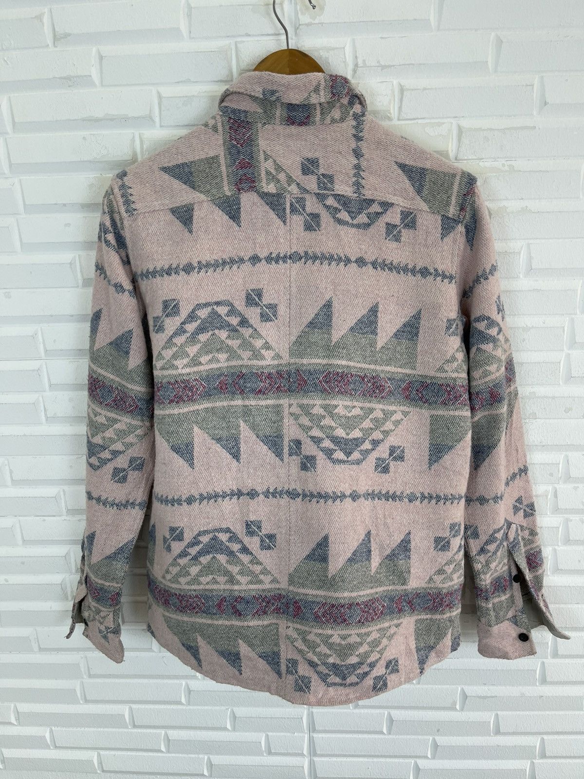 Japanese Brand - Nice Aztec Design Flannel Shirt Japan - 5