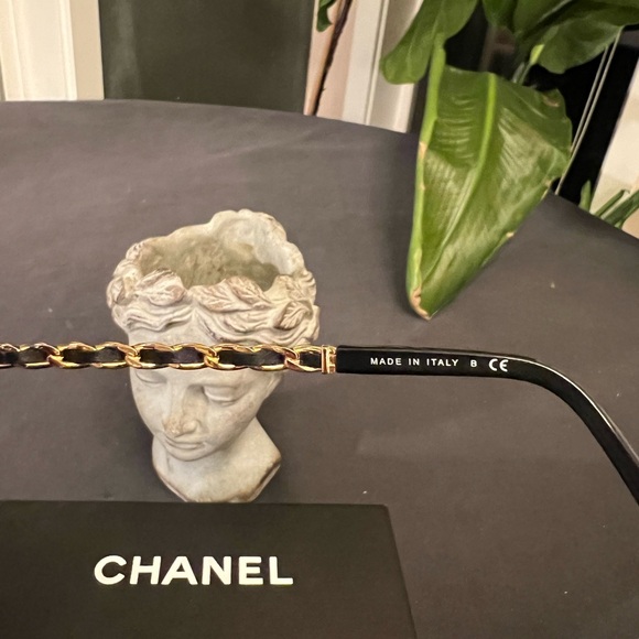 CHANEL 3221-Q C.622 53-15 135 Glasses Frames Chain Detail Logo Italy Emma Watson - 13