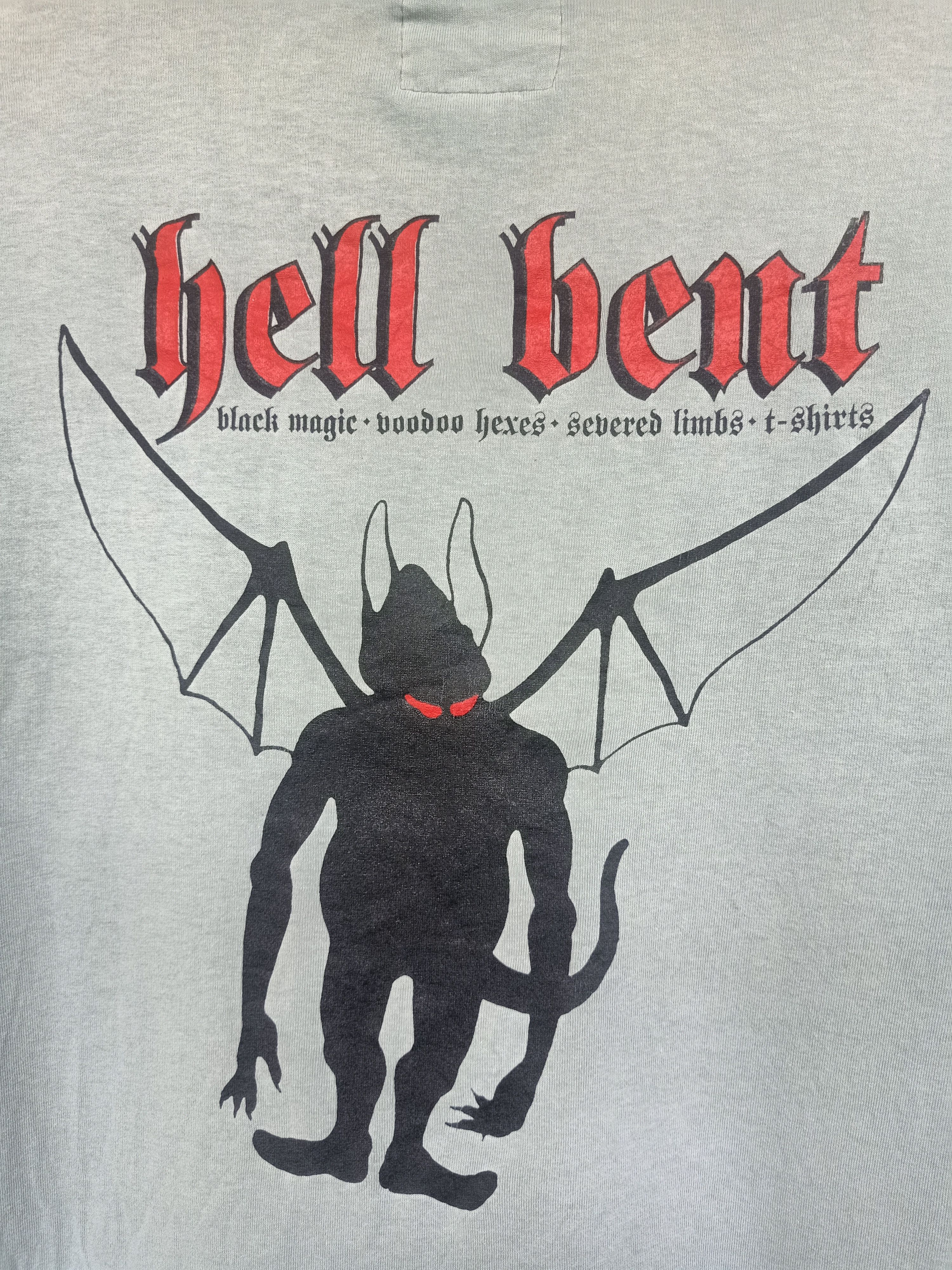 Vintage Superficial VOODO Hell Bent tee Devil man - 4