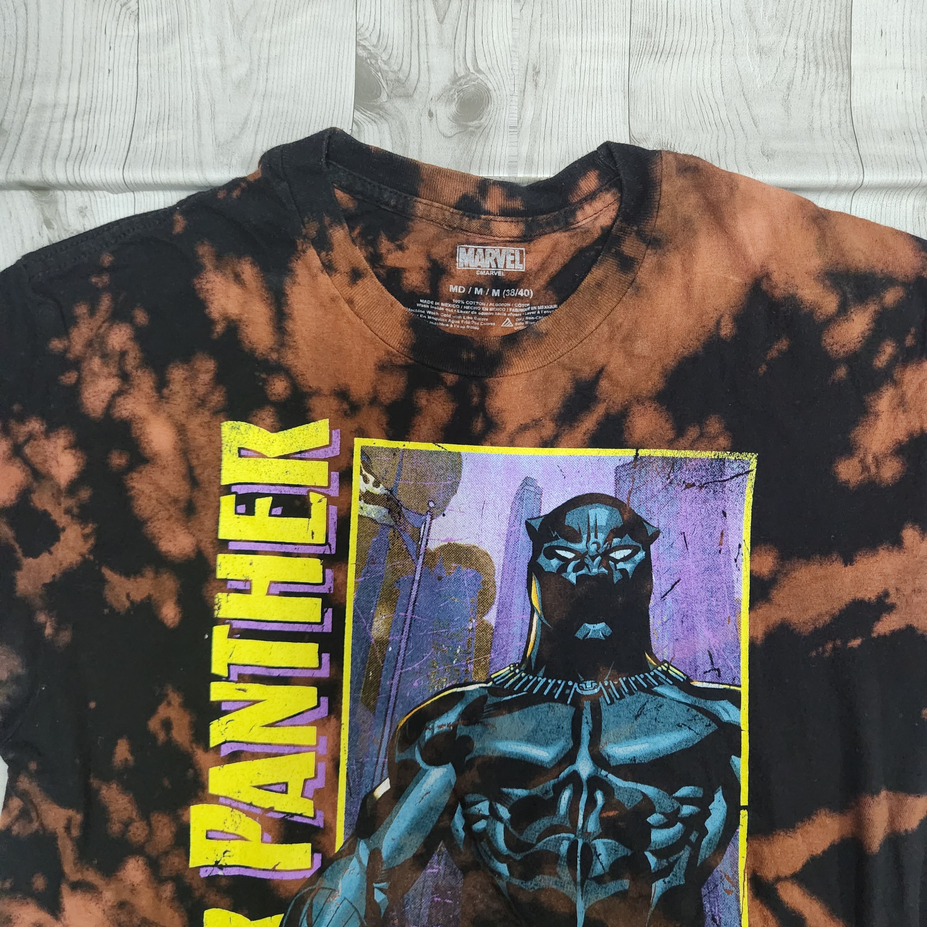 Marvel Comics - Mad Engine Black Panter Marvel Comic Tye Dye - 11