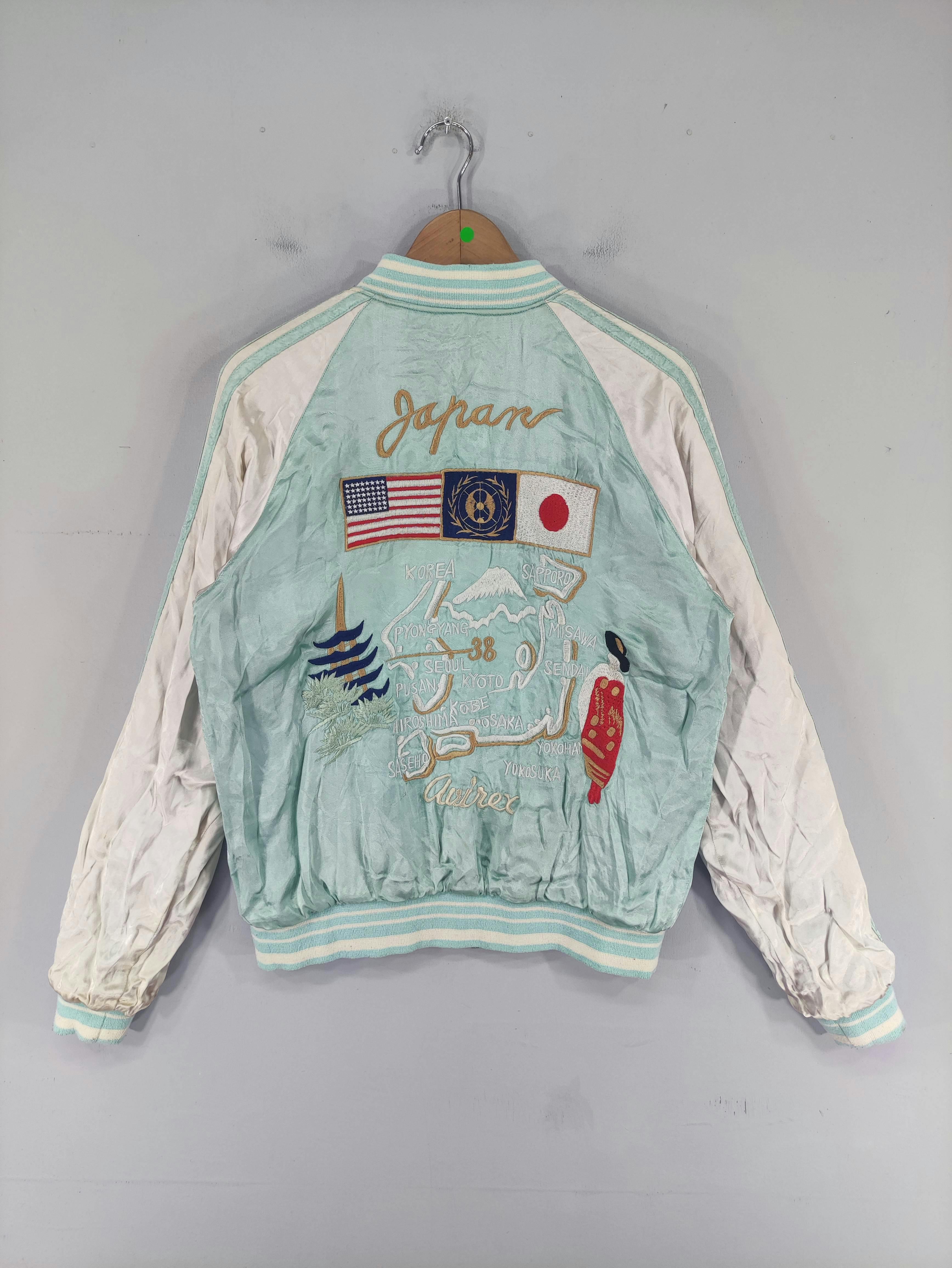 Vintage Avirex Sukajan Souvenir Velvet Reversible Jacket - 14