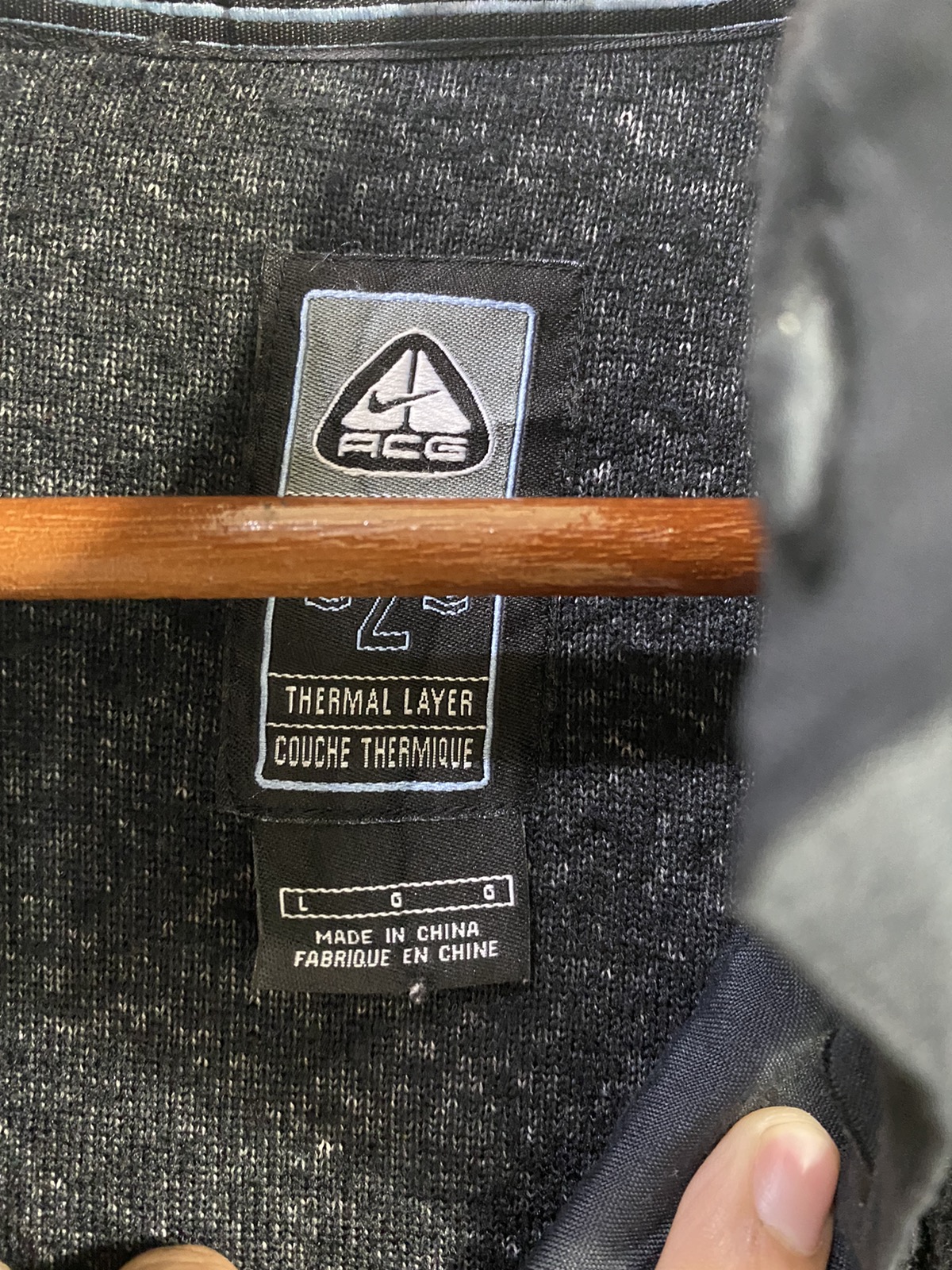Nike ACG Fleece Sherpa Jacket Half Botton Design - 3
