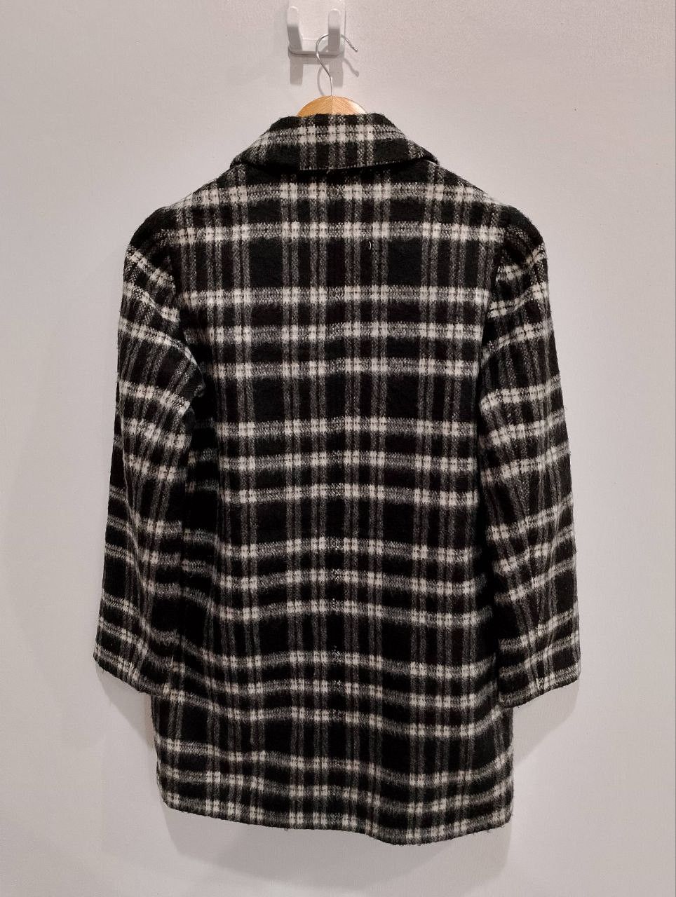Archival Clothing - GROVE Nova Plaid Black/White Trench Coats BNWT - 3