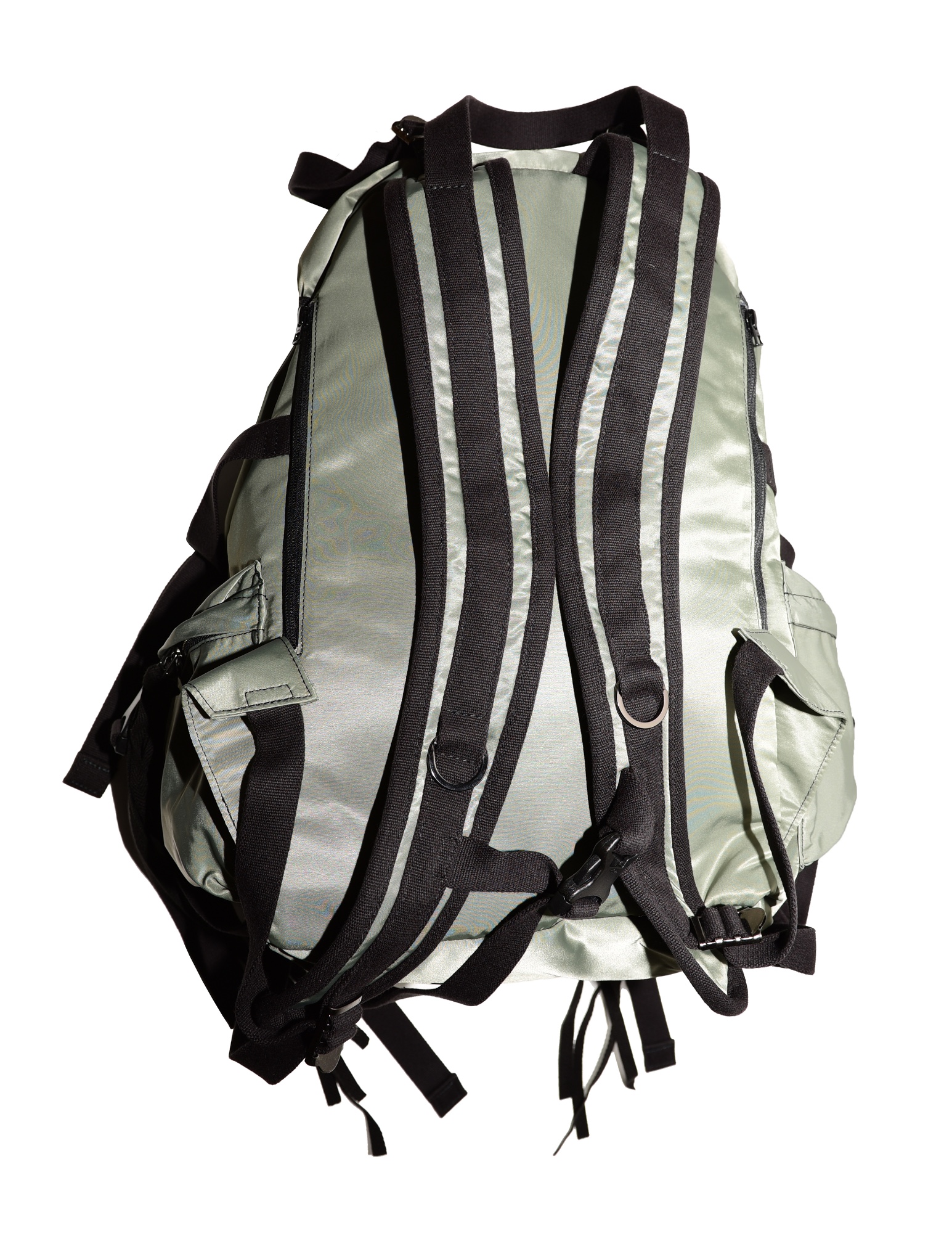 Yohji Yamamoto Ground Y Nylon Twill Belt Backpack - 2