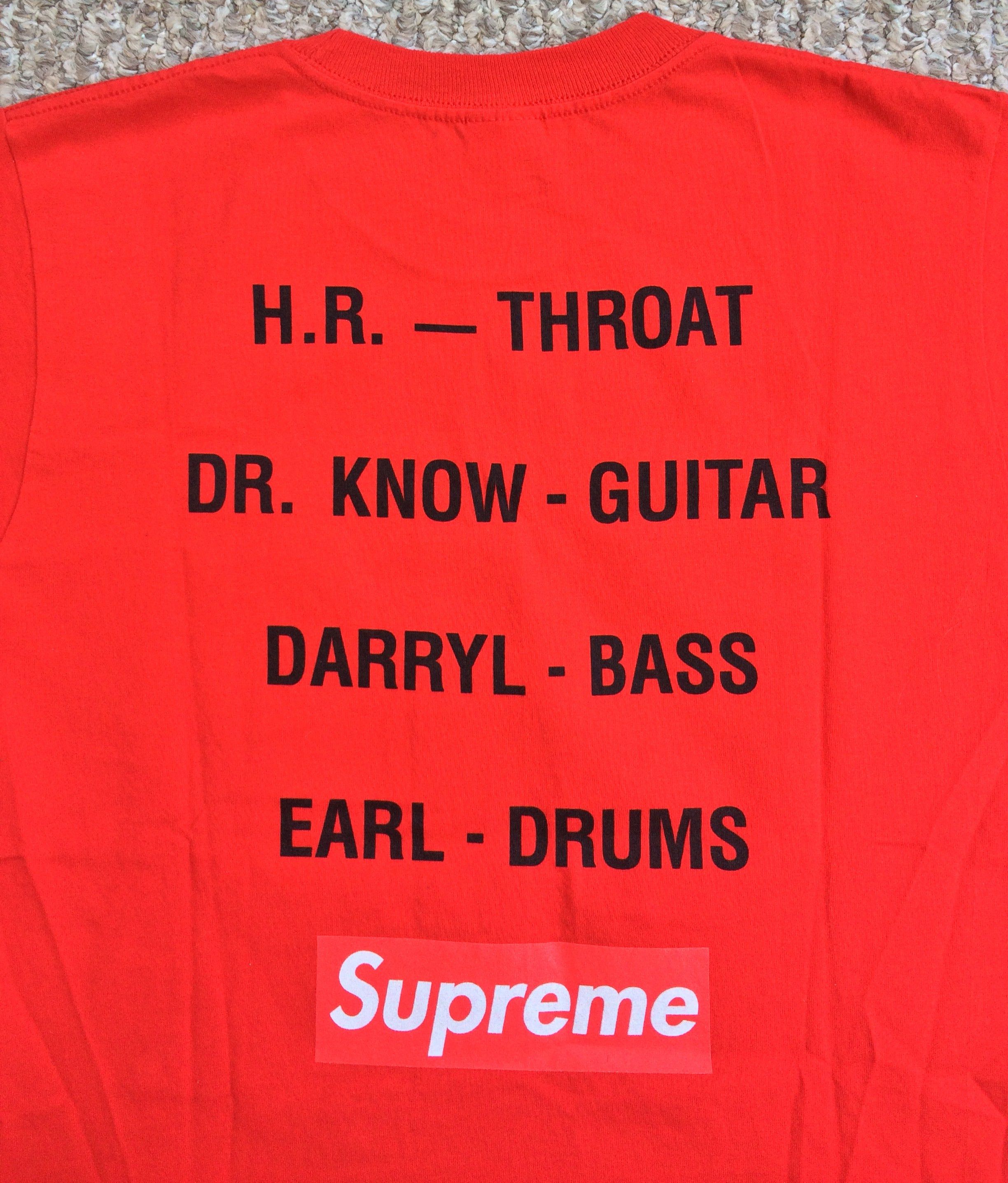 NWOT S/S 2008 Supreme x Bad Brains Tee - 4