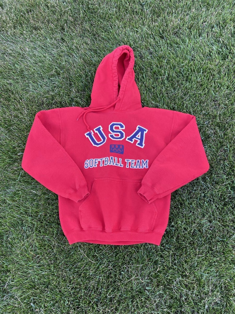 Usa Olympics - USA Softball Olympics Hoodie - 1