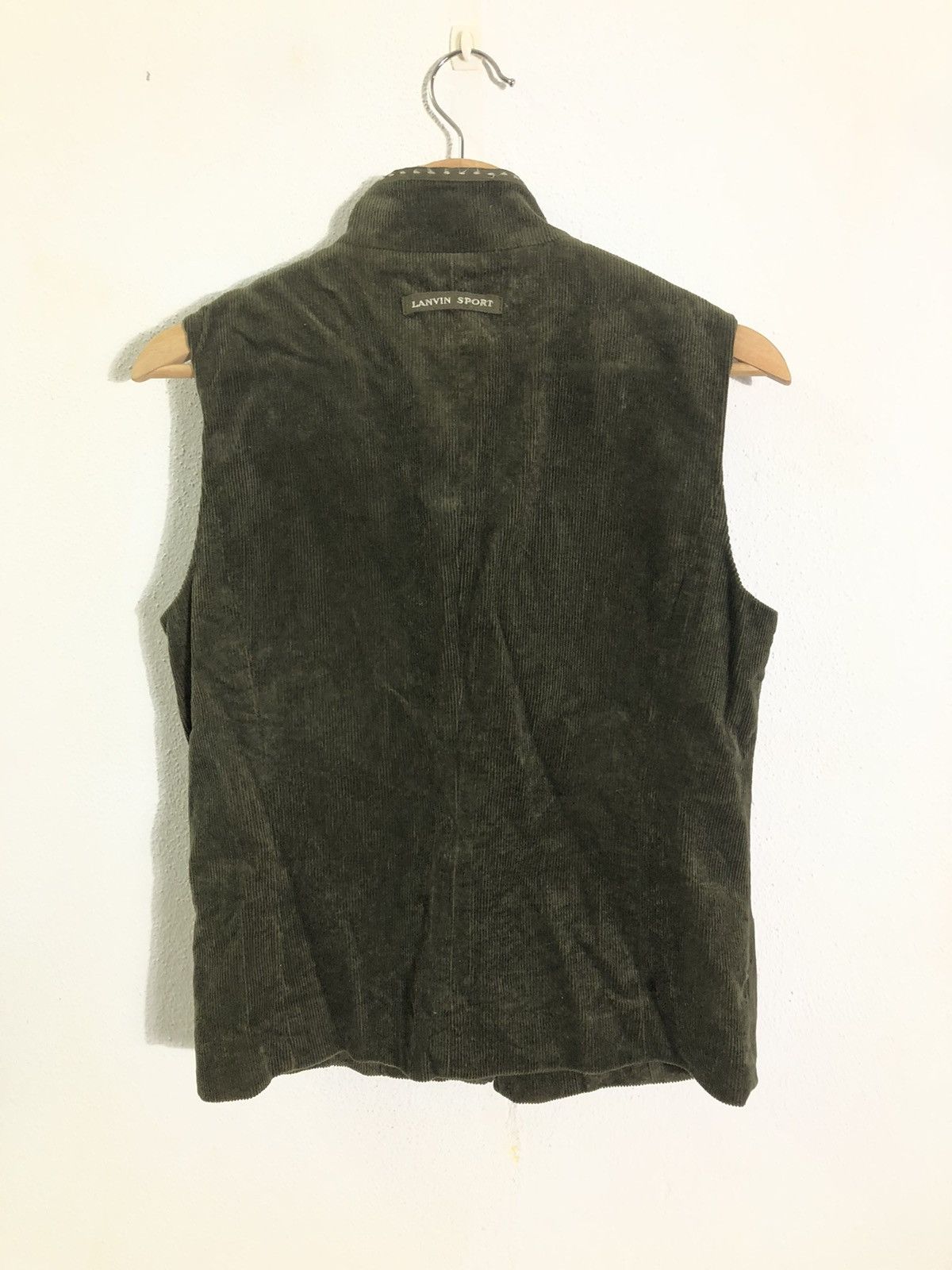 Vintage Lanvin Sport Corduroy Vest Jacket - 7