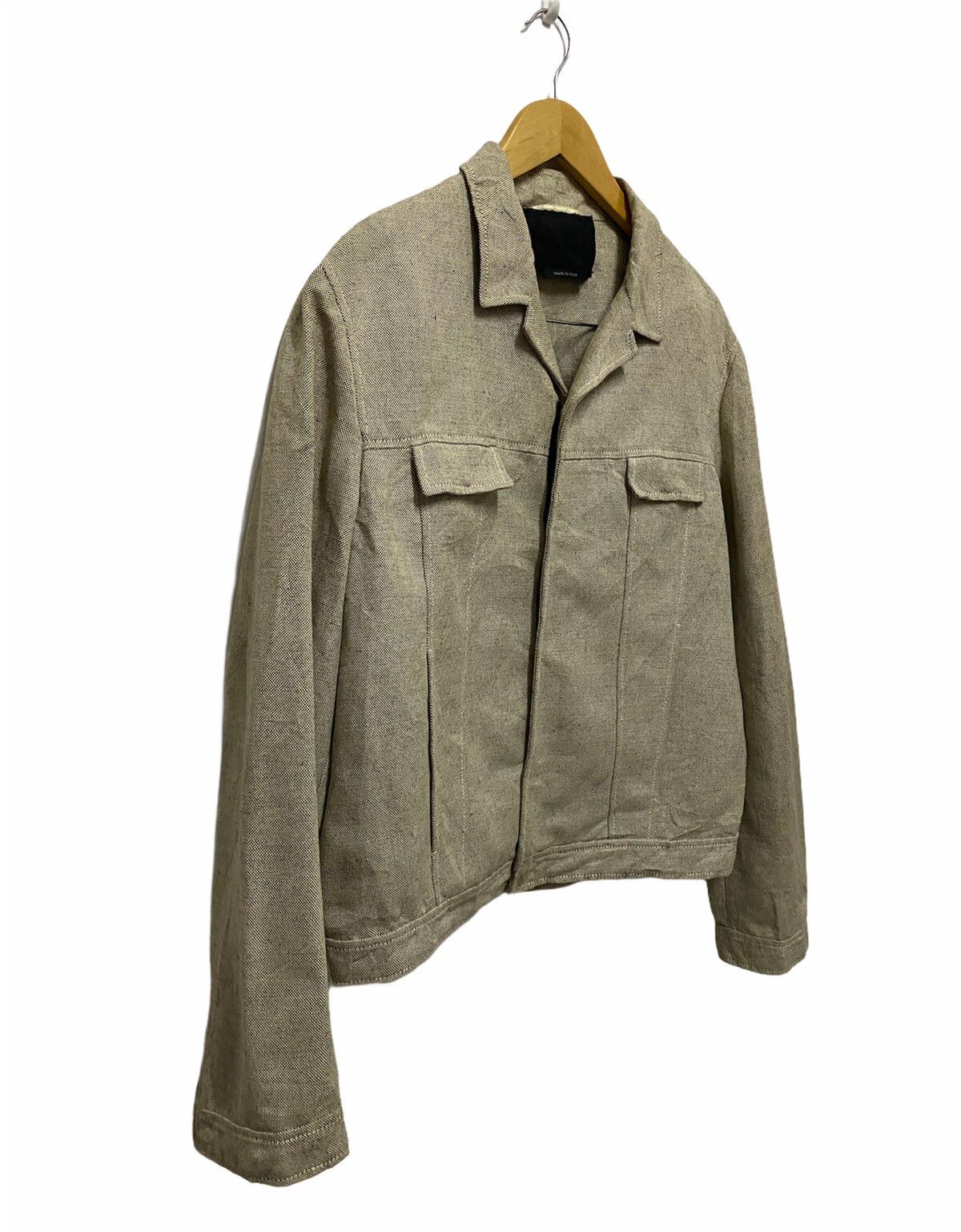 Rare🔥PRADA Double Pocket Linen Jacket Italy - 6