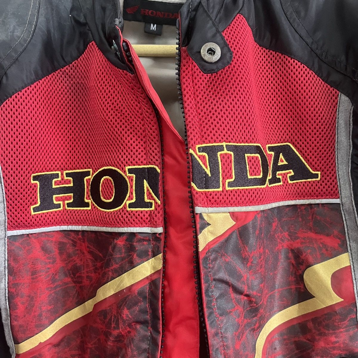 Vintage Honda Motor Sport Mesh Jacket Japan - 6