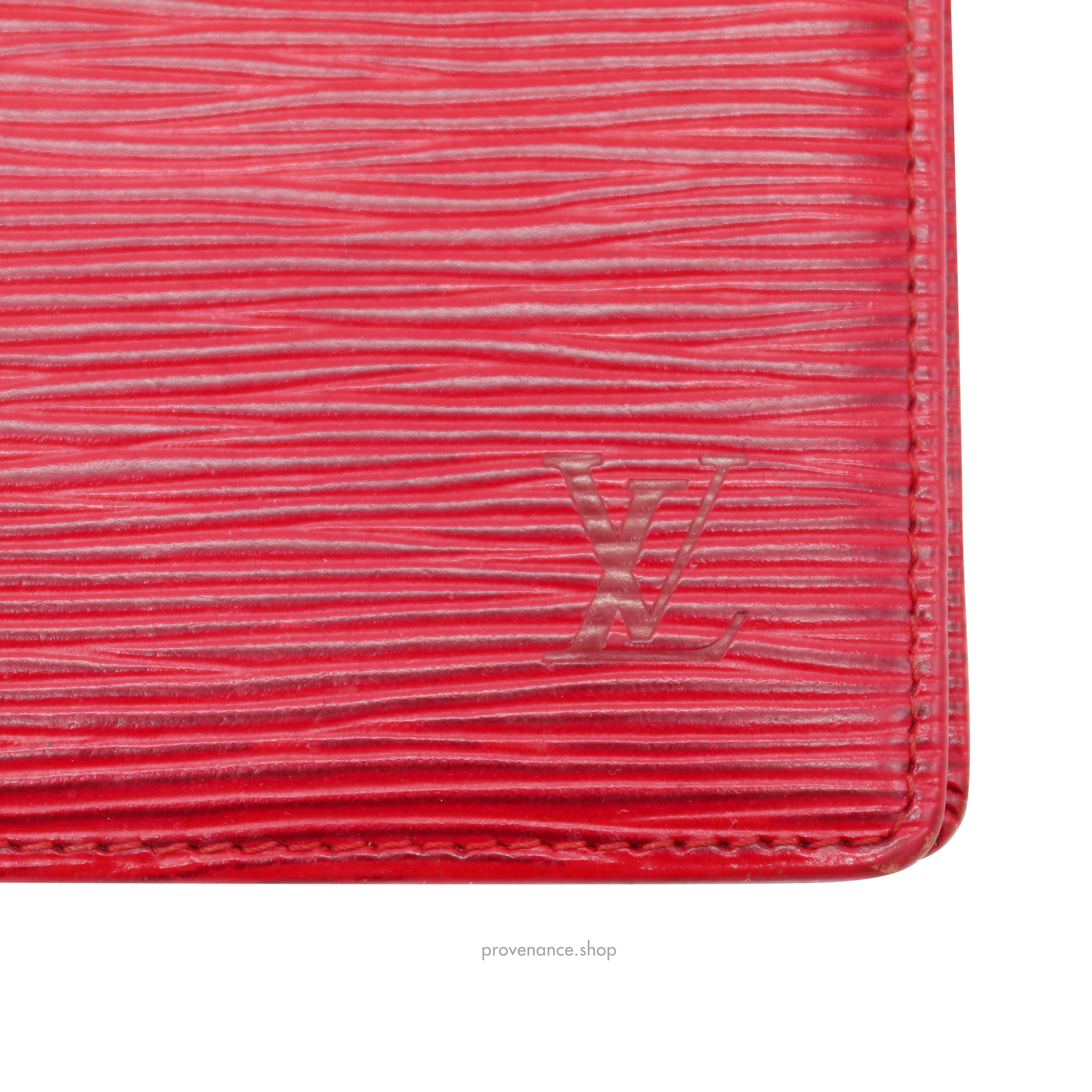 Long Wallet - Red Epi Leather - 6