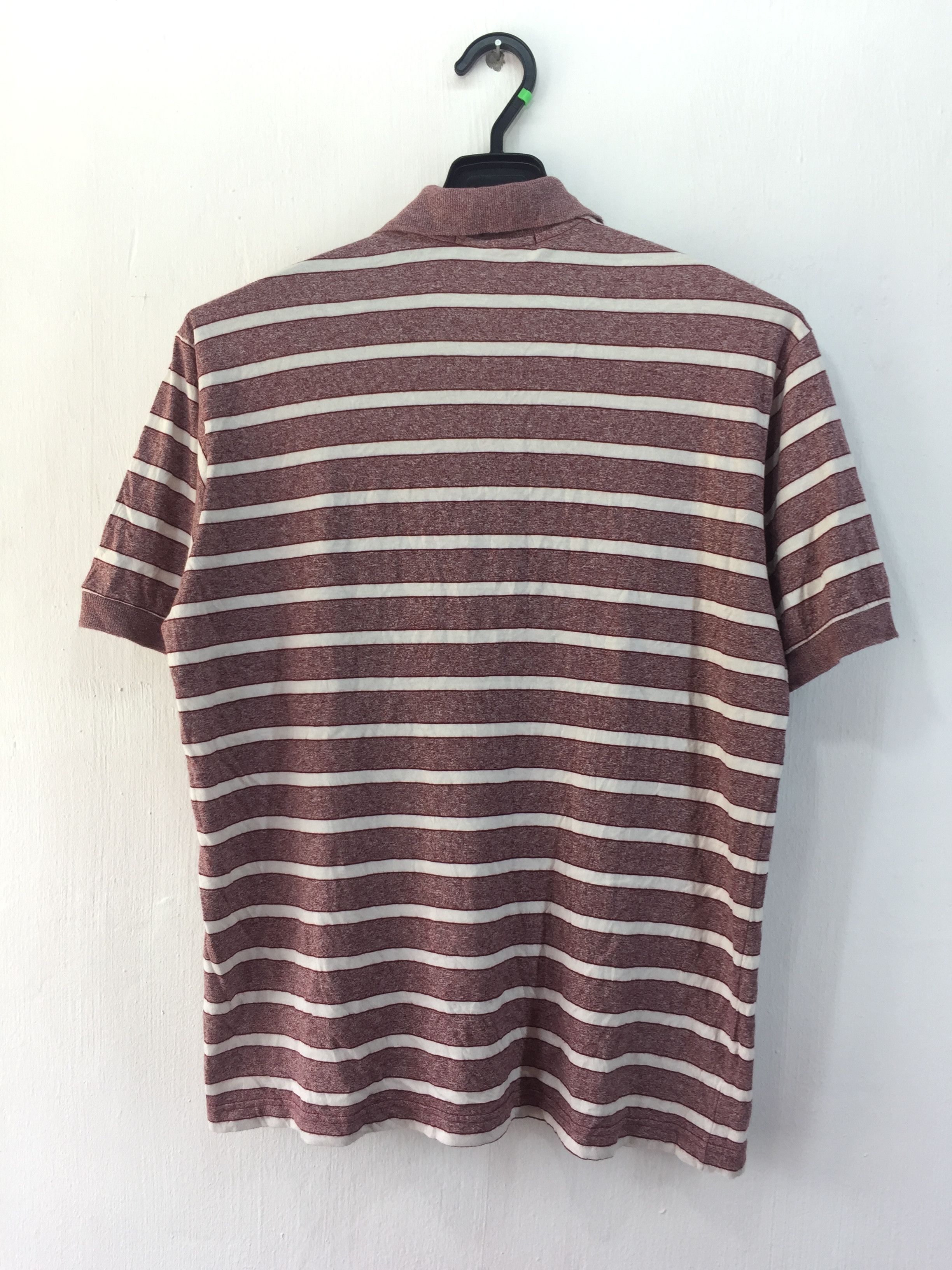 COURREGES HOMME PARIS POLO STRIPE SHIRT MADE IN ITALY - 2