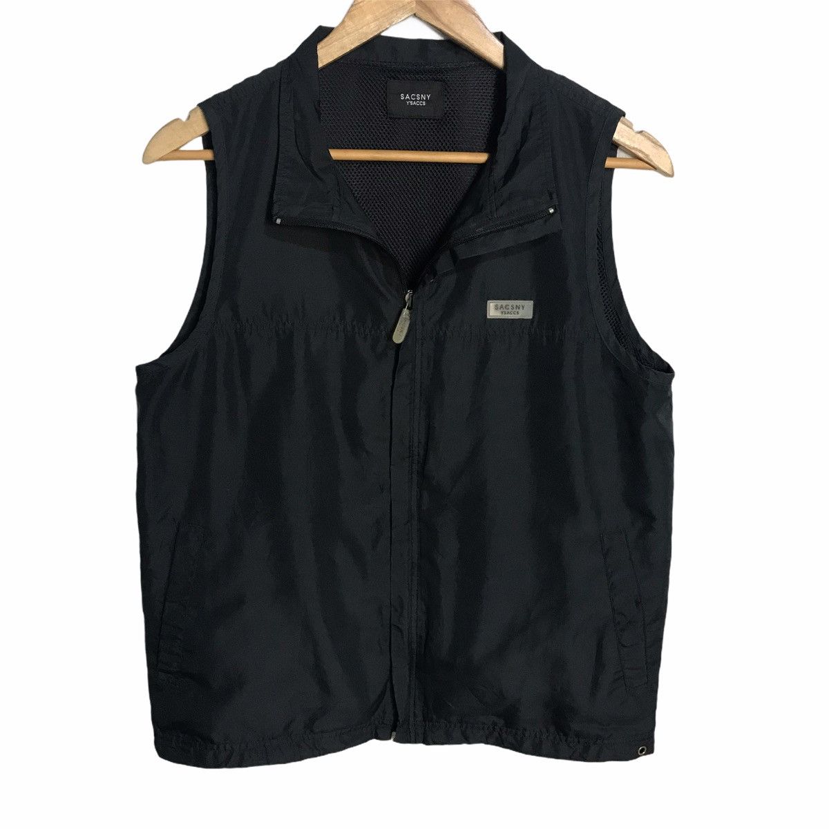 Sacsny y’saccs black nylon vest - 1