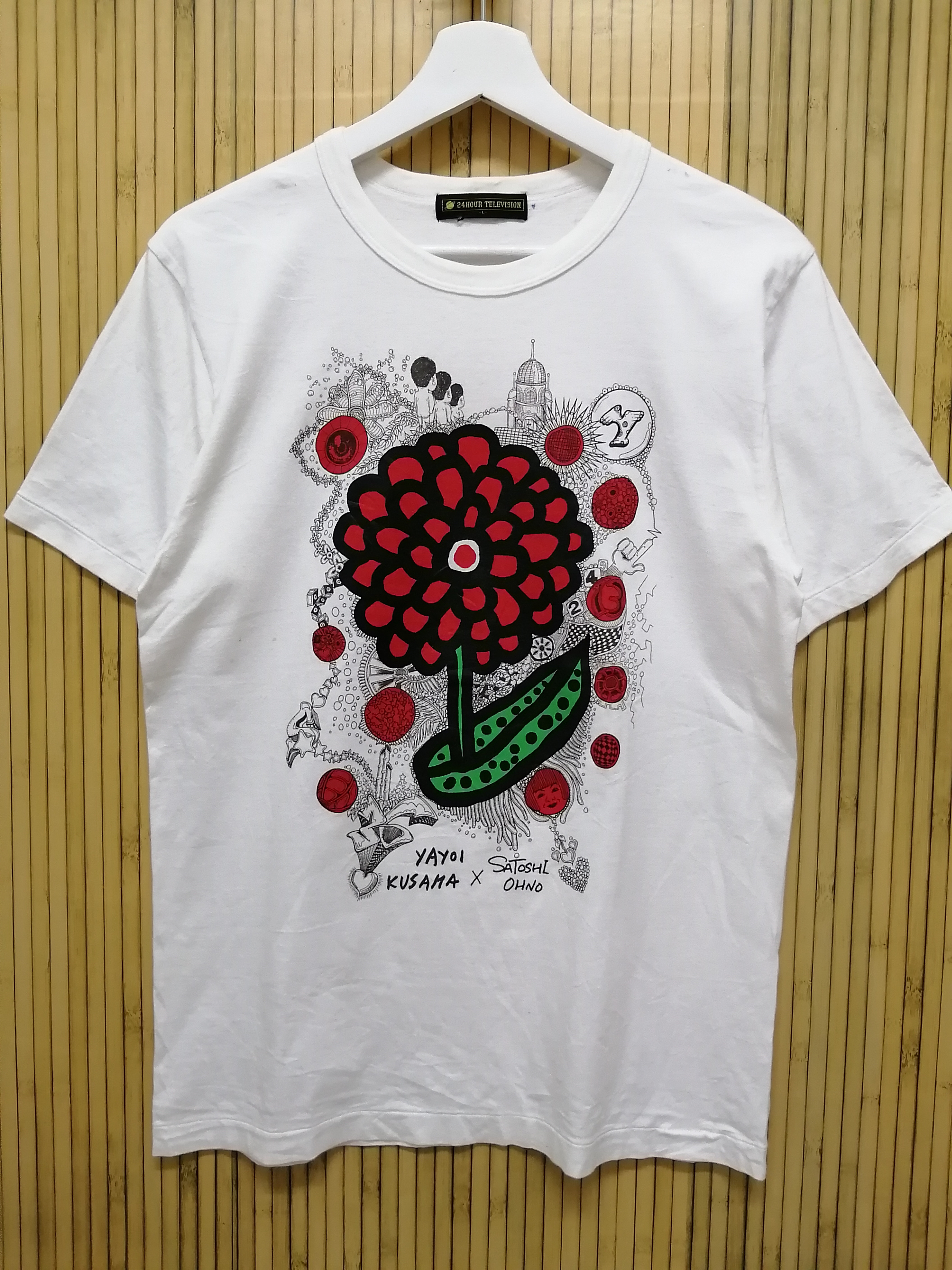 Yayoi Kusama × Ono Satoshi discount T-shirt, NEW Size M, Imported from Japan