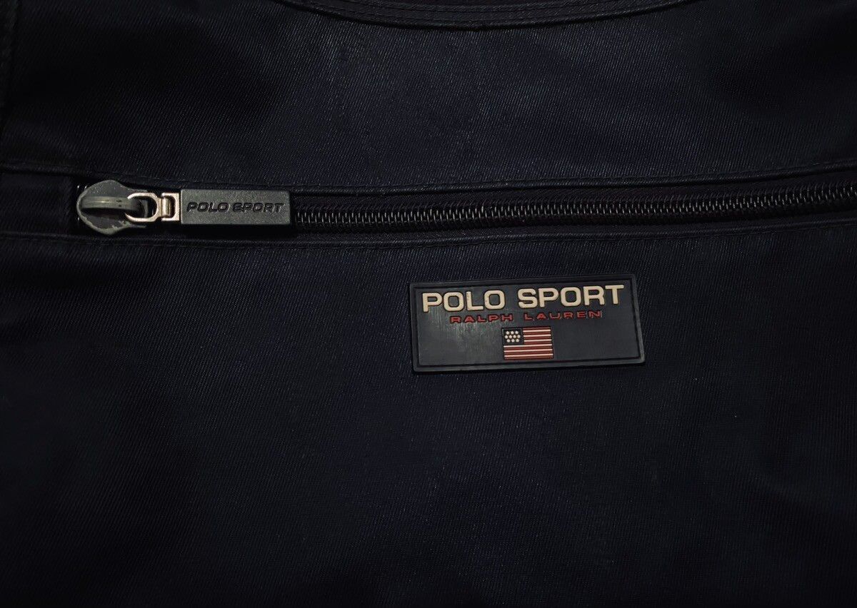 Polo Ralph Lauren - Vintage 90's Polo Sport Ralph Lauren Messenger Shoulder Bag Crossbody Big Logo - 4